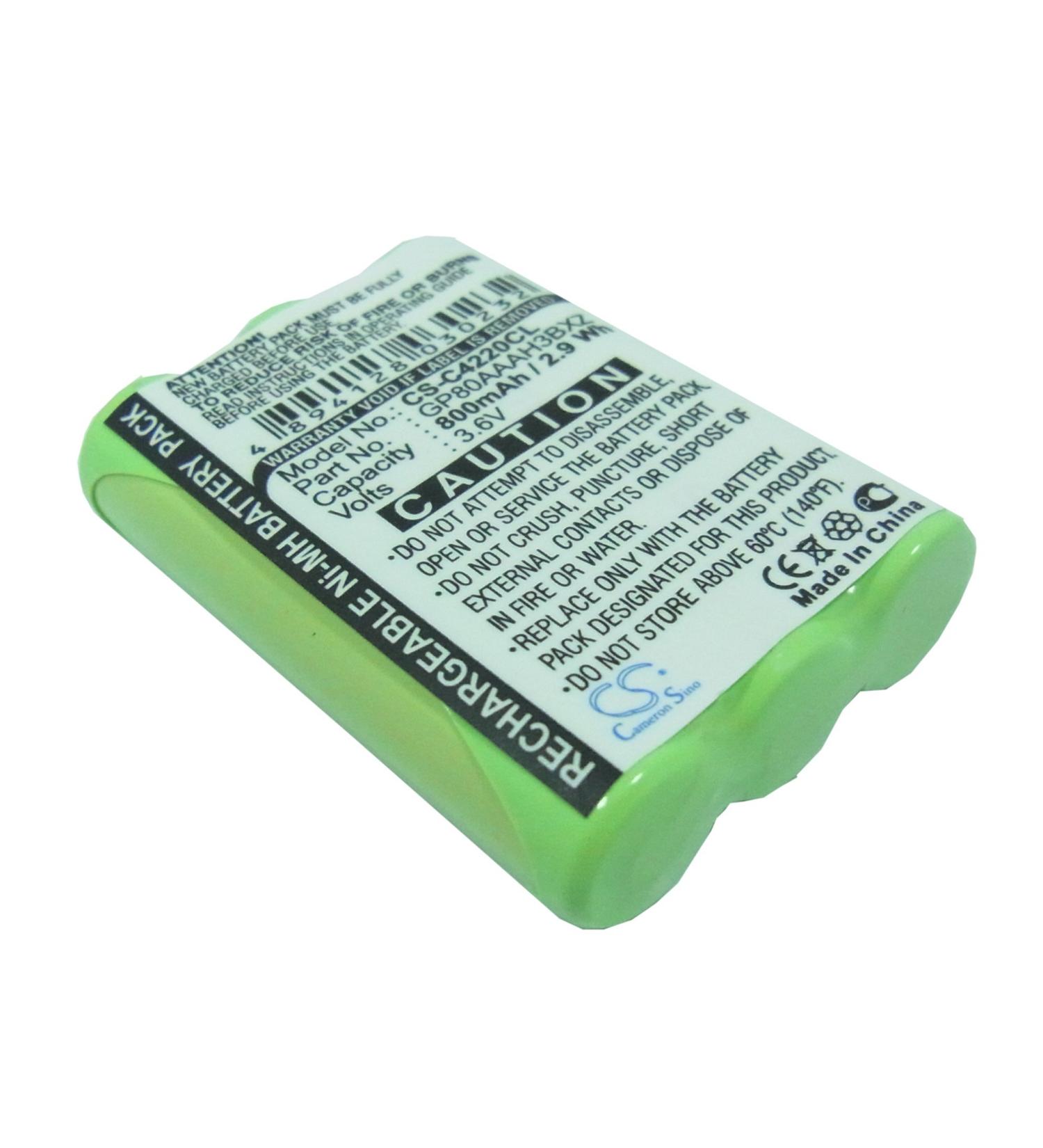 800mAh Replacement Battery for Clarity GP80AAAH3BXZ - Compatible with C4220 C4230 C4230HS - International Shipping - Buy Online on GoSupps.com