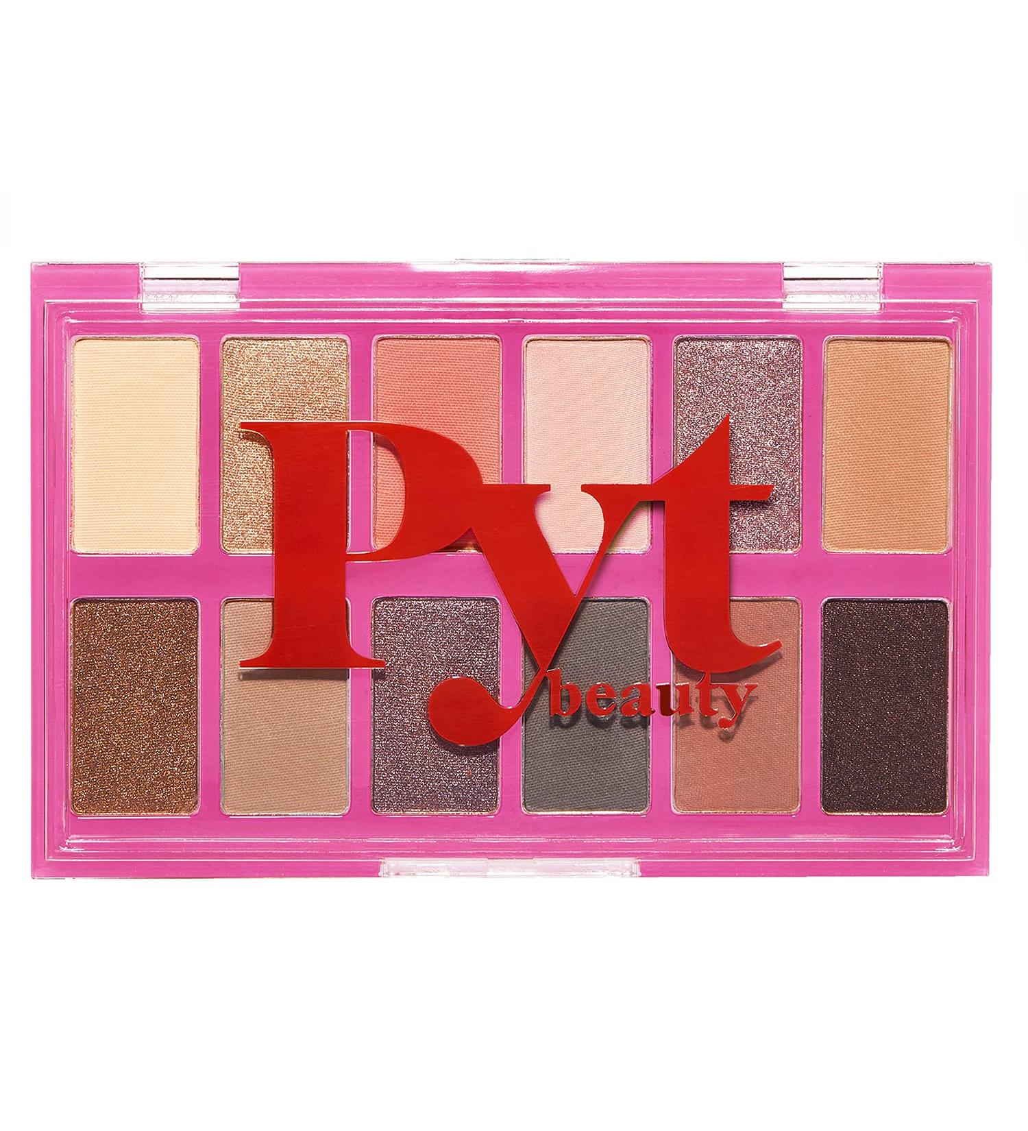 PYT Beauty Highly Pigmented Eyeshadow Palette - Cool Crew Nude Shades | Hypoallergenic & Vegan Makeup | Talc-Free | 1 Count - Buy Online on GoSupps.com