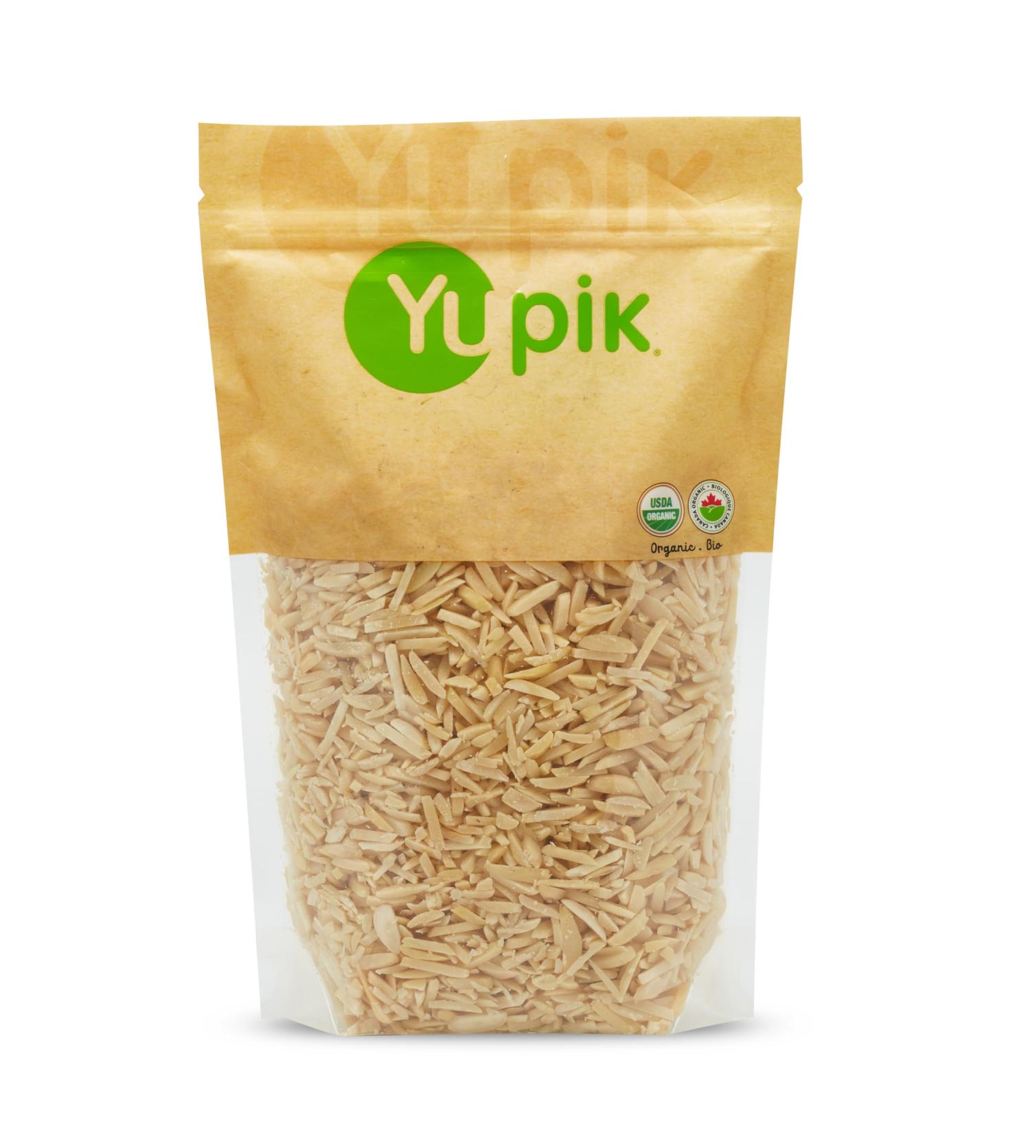 Yupik Organic Slivered European Almonds 1Kg Chopped Raw Blanched Almonds Gluten-Free Kosher Raw Good Source of Protein Fiber Iron & Calcium Low in Carb 1 kg (Pack of 1) - Buy Online on GoSupps.com