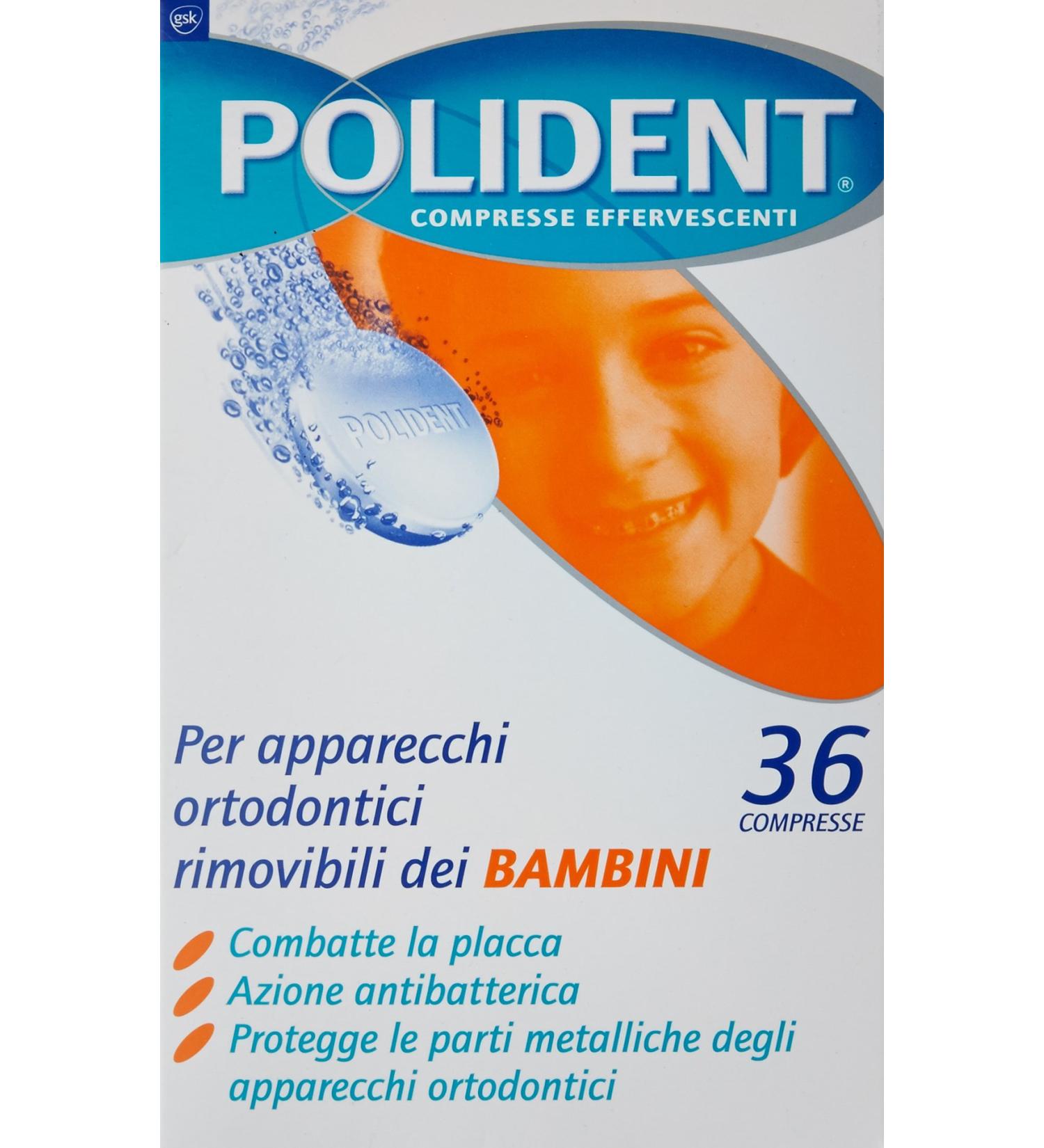 POLIDENT Bambini compress *36 pz. - Toothpaste - Buy Online on GoSupps.com