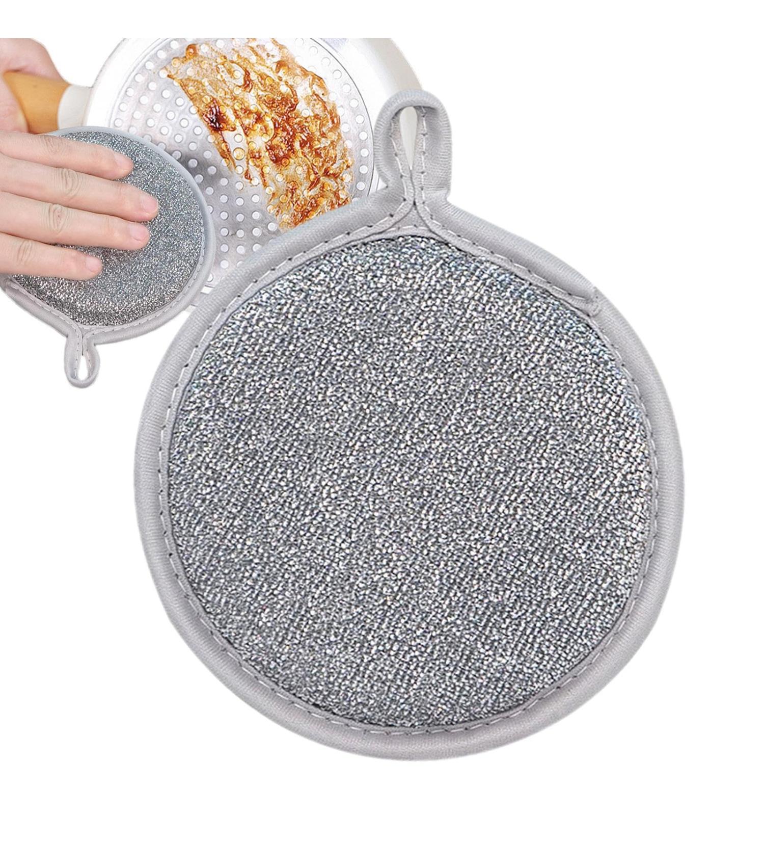 Shakven Multi-Purpose Kitchen Washing Pads - Multi-Purpose Cleaning Supplies Washing up Dishes and Double-Sided Scrub Sponges Scrubber for Cookers Plates Pots - Buy Online on GoSupps.com