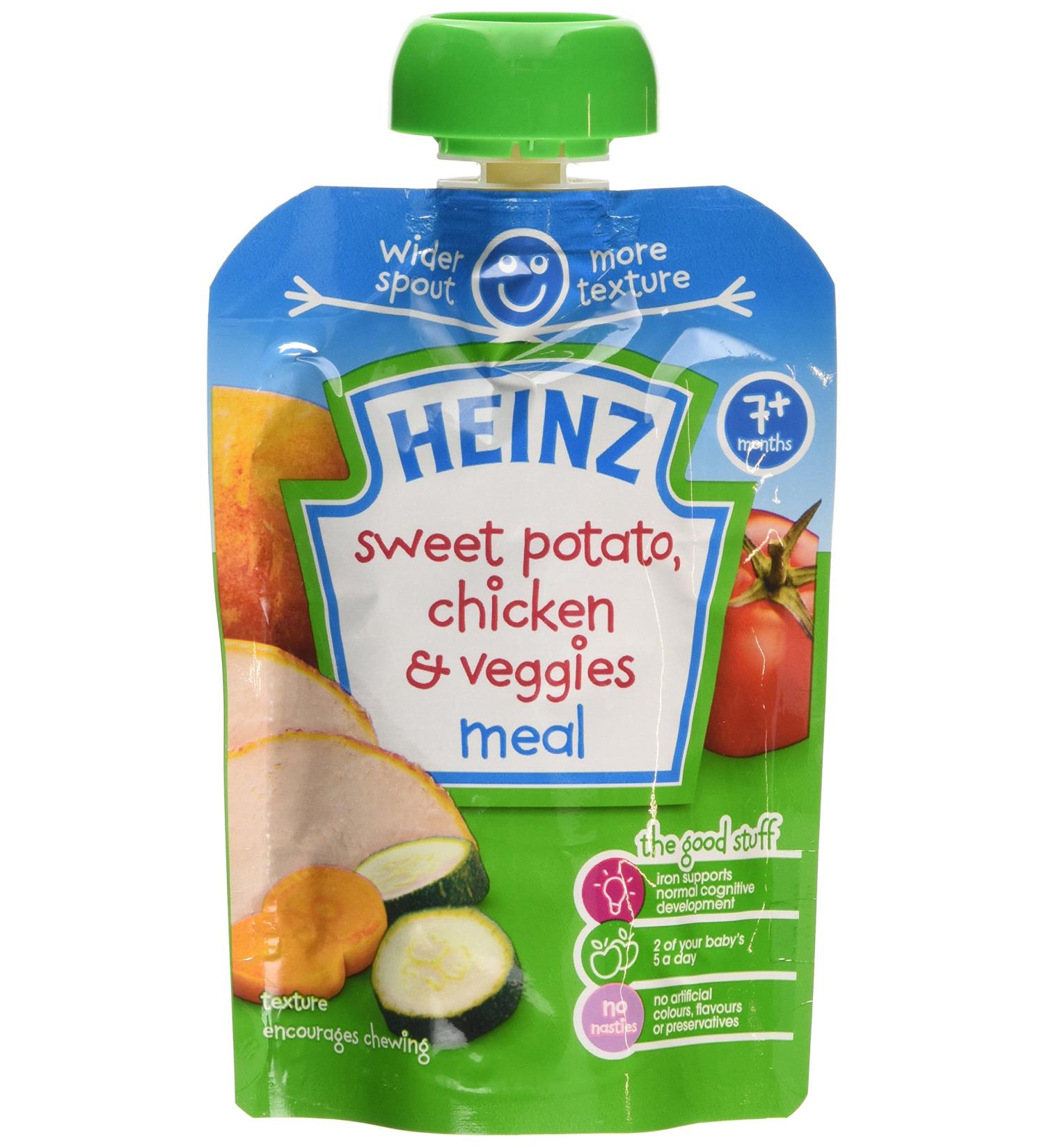 Heinz - Sweet Potato Chicken & Veggies Meal - 130g - Buy Online on GoSupps.com