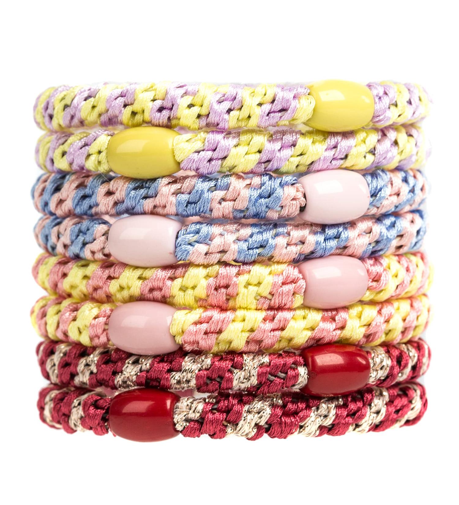 Buy Gygyl Hair Tie for Women & Girls - No Damage Elastic Ponytail Holders in Style 6 & Various Colors - Buy Online on GoSupps.com