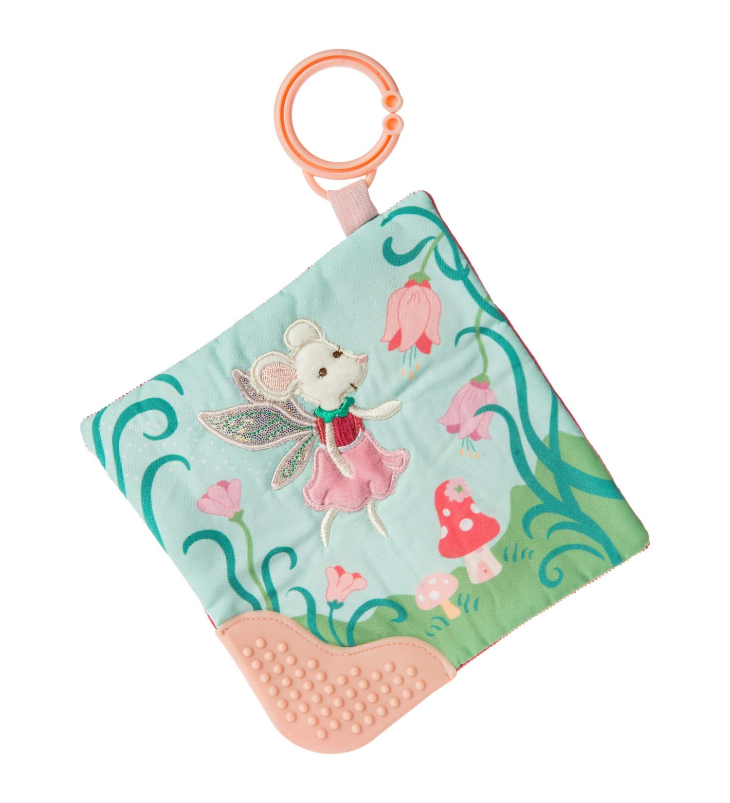 Mary Meyer Fairyland Forest Crinkle Teether Toy - Fairy Mouse | Baby Paper & Squeaker | 6x6 Inches - Buy Online on GoSupps.com