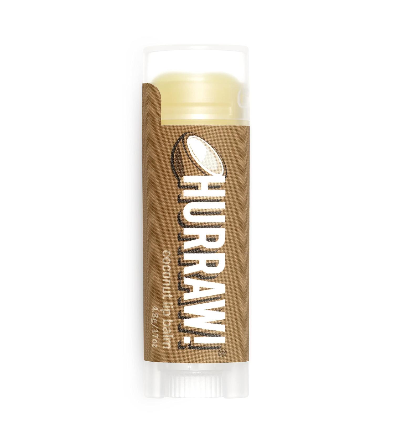 Coconut Lip Balm - Hurraw Balm - Natural Hydration - 4.3g - Shop Now Worldwide - Buy Online on GoSupps.com