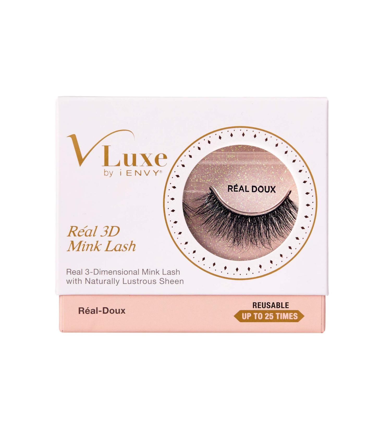 Kiss Store Vluxe By I Envy Real 3D Mink Lash Eyelash Real Doux Vler03 0.96 ounces - Buy Online on GoSupps.com