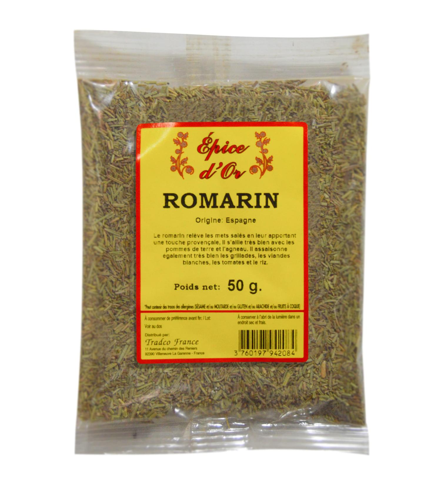 Rosemary 50g - Golden Spice, 100% Natural, No Additives, No Artificial Flavors, No Preservatives