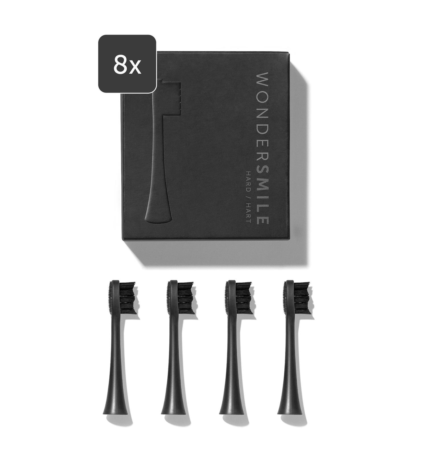 Wondersmile Replacement Brushes - Ultimate Black Sound Toothbrush Brush Heads (8 Pack) for Optimal Oral Care - Buy Online on GoSupps.com