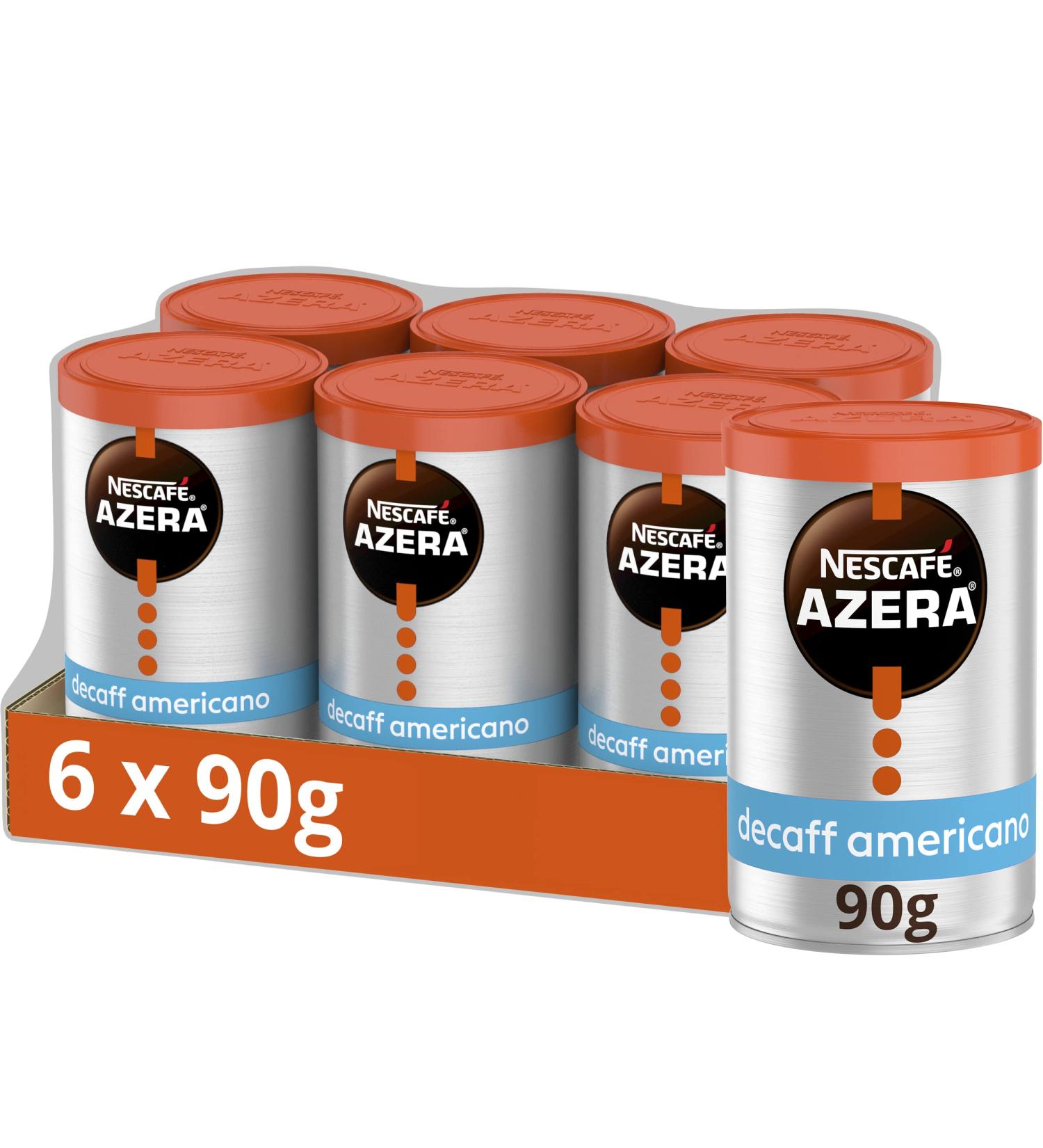 Nescafe Azera Americano Decaff Instant Coffee 6 Pack 90g - Buy Online on GoSupps.com