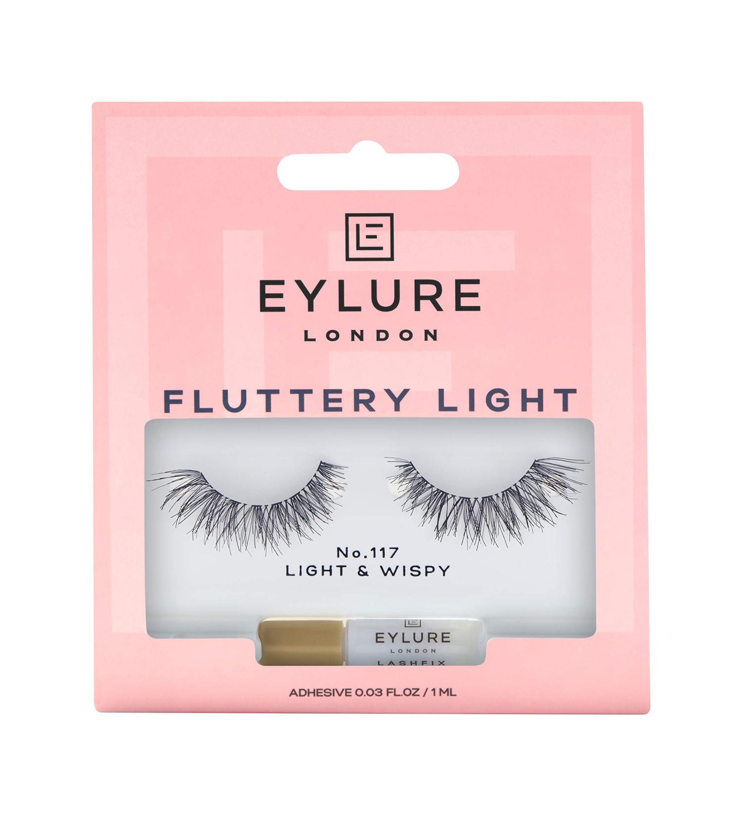 Eylure Fluttery Light No. 117 False Lashes Black 3 Count (Pack of 1) - Buy Online on GoSupps.com
