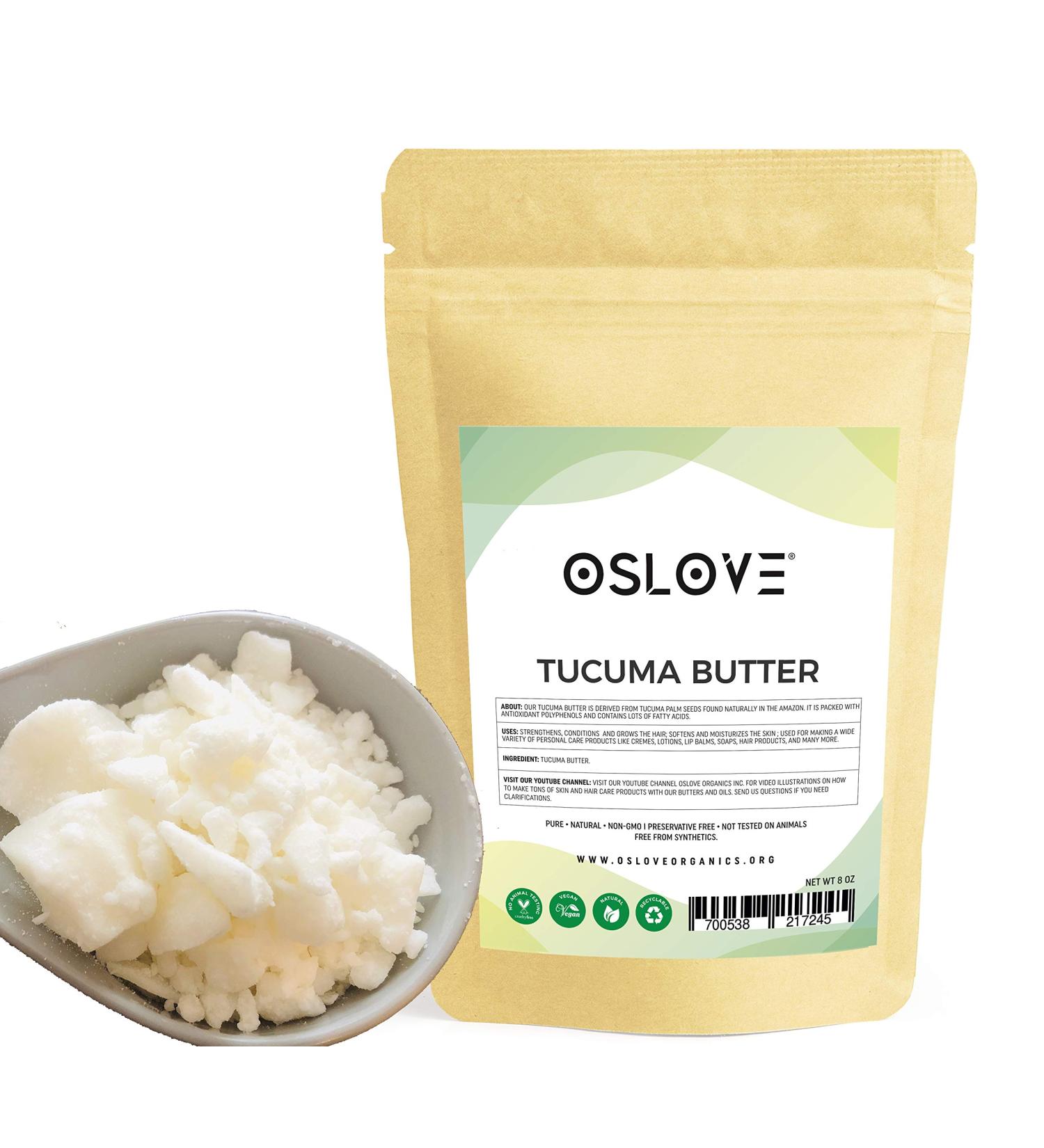 Buy 100% Pure Tucuma Butter 8oz - Natural Moisturizer for Skin & Hair | International Shipping Available - Buy Online on GoSupps.com