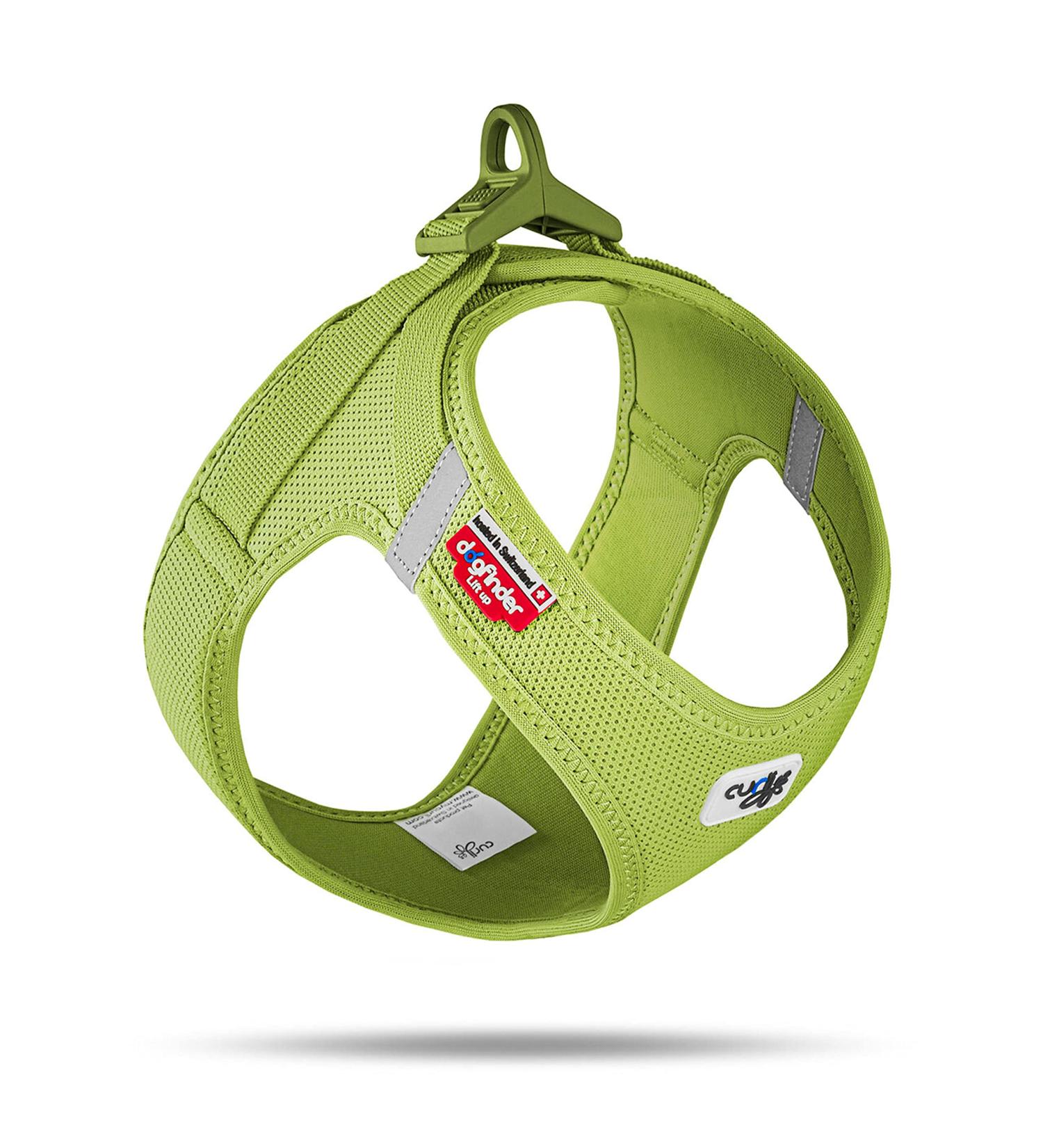 Curli Clasp Air-Mesh Vest Harness in Lime - 3XS Gr n | Optimal Comfort & Style for Small Dogs - International Shipping - Buy Online on GoSupps.com