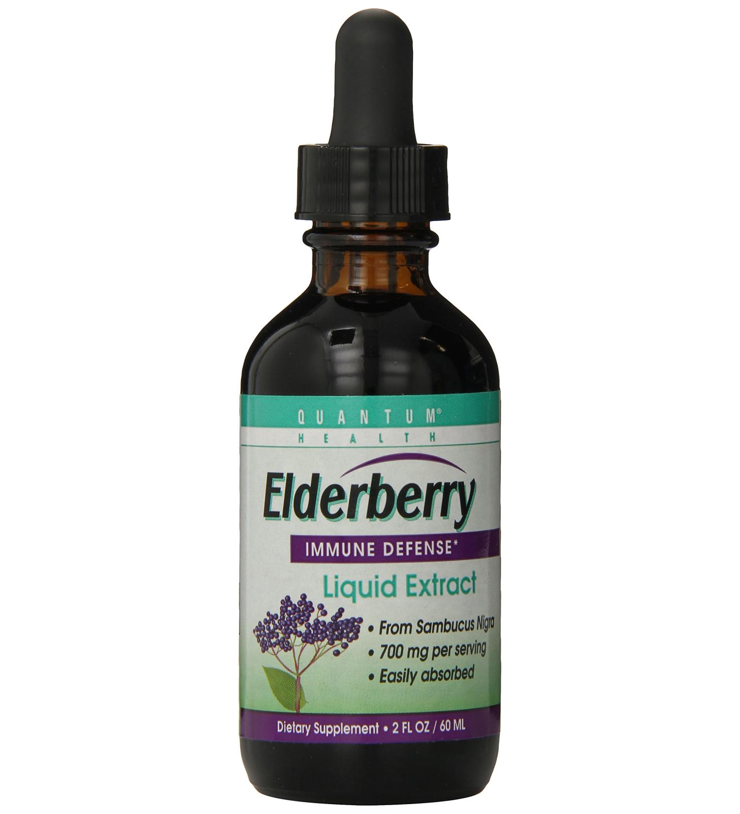 Quantum Elderberry Liquid Extract 2 Fl Oz. (Pack of 12) - Buy Online on GoSupps.com