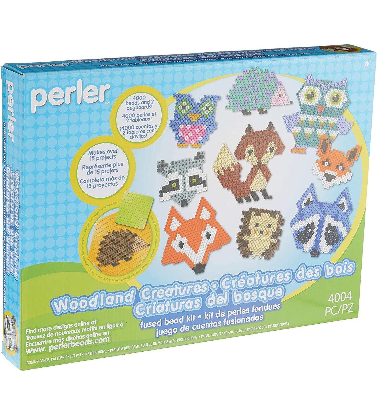 Perler Beads Woodland Creatures Animal Pattern Crafts for Kids - 4004 pcs - Buy Online on GoSupps.com