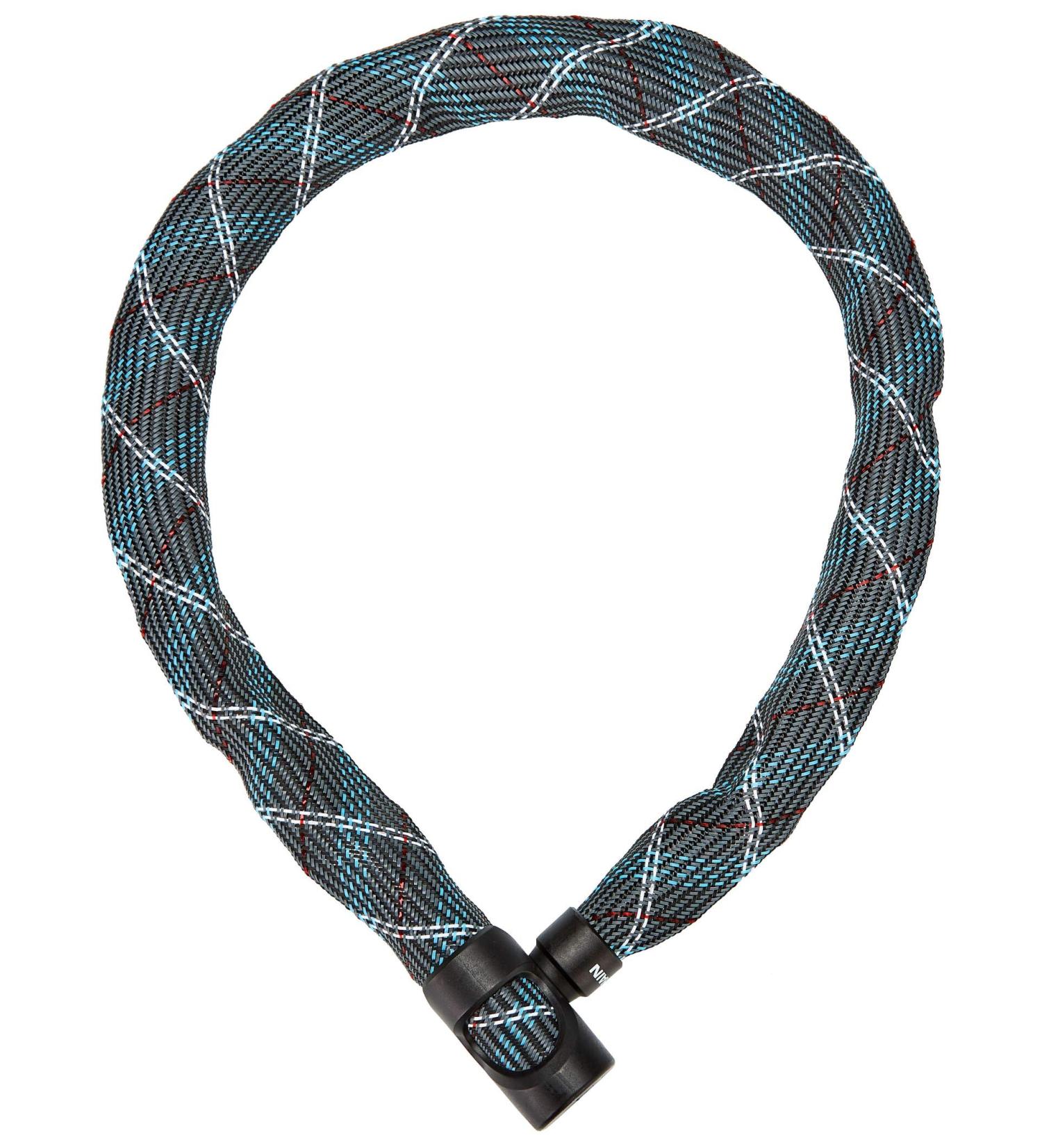 ABUS Ivera Chain 7210/110 Sparkling Bicycle Lock - 85cm Grey (Crossing Grey) - Buy Online on GoSupps.com