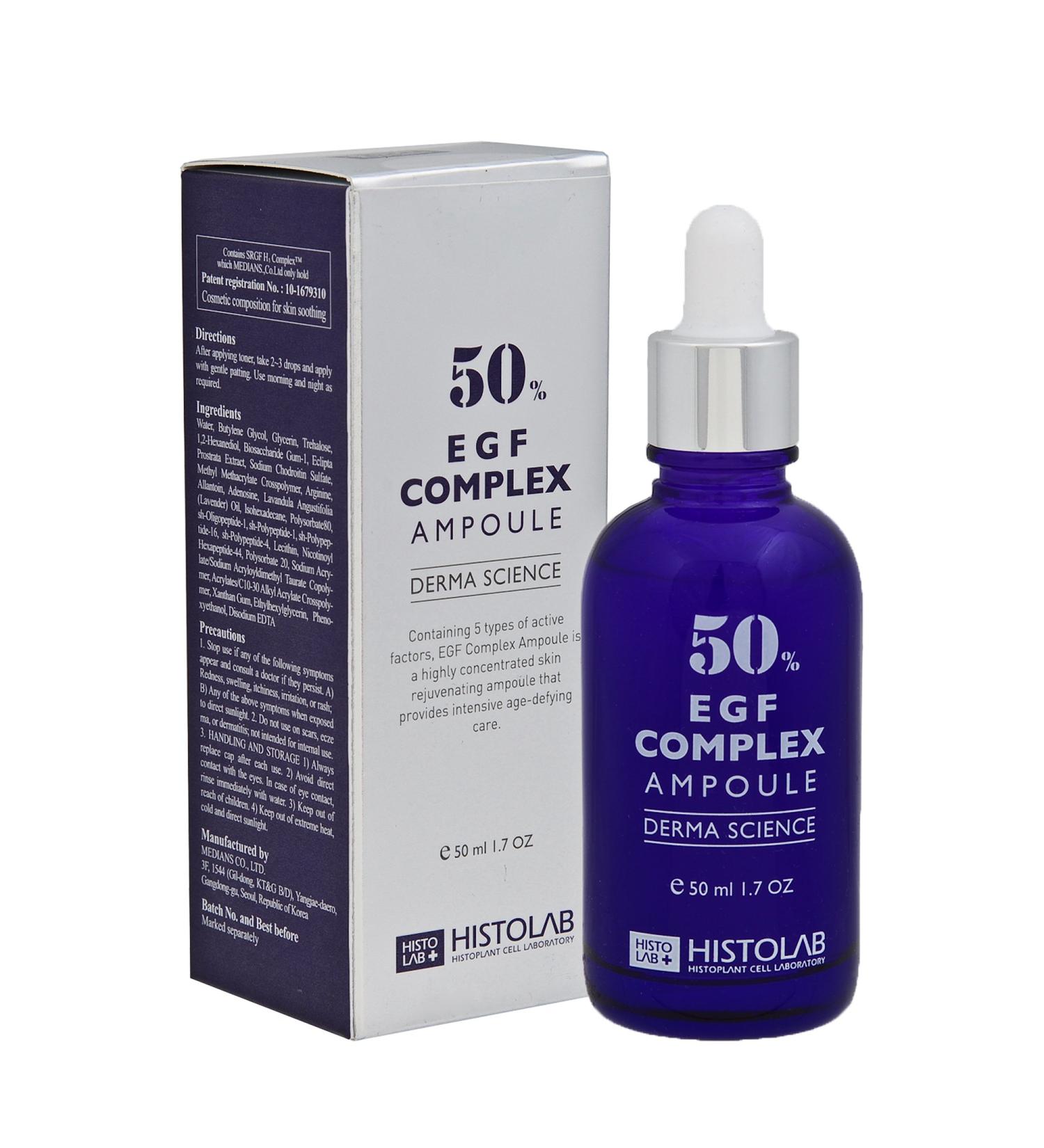 HISTOLAB EGF Complex Ampoule 50% - Korean Skin Care for Radiant Skin | Shop Now - International Shipping Available - Buy Online on GoSupps.com