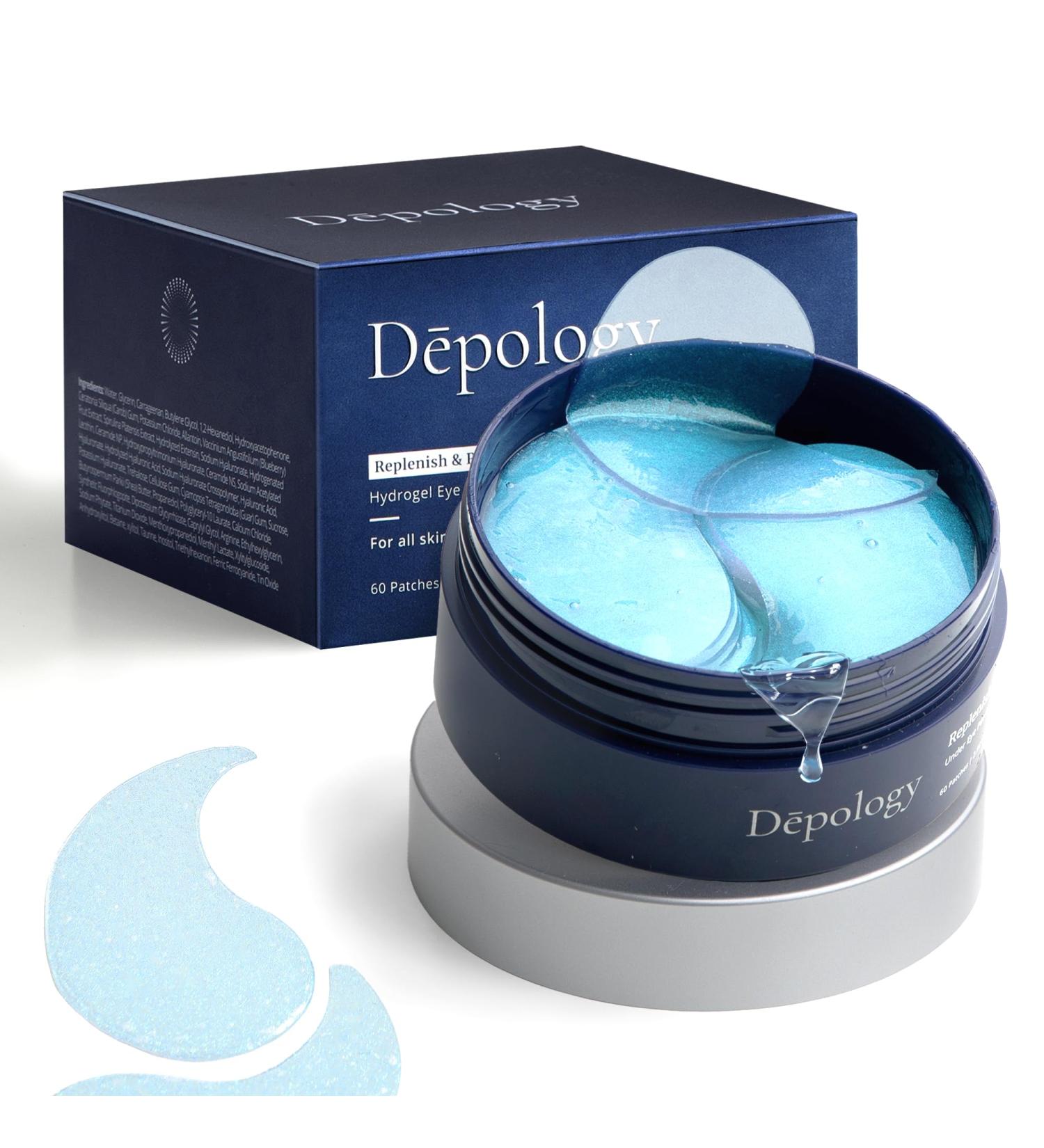 depology Replenish & Repair Under Eye Patches Hydrating Ceramides & Hyaluronic Acid | Reduce Puffiness & Wrinkles | 60 Gel Pads for All Skin Types - Buy Online on GoSupps.com