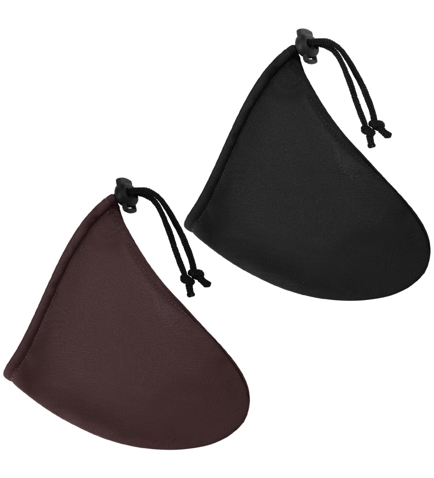 2 Pcs Men's Tanning Pouch Sun Protection Tanning Cover for Men (Brown and Black) Brown and Black 2 - Buy Online on GoSupps.com