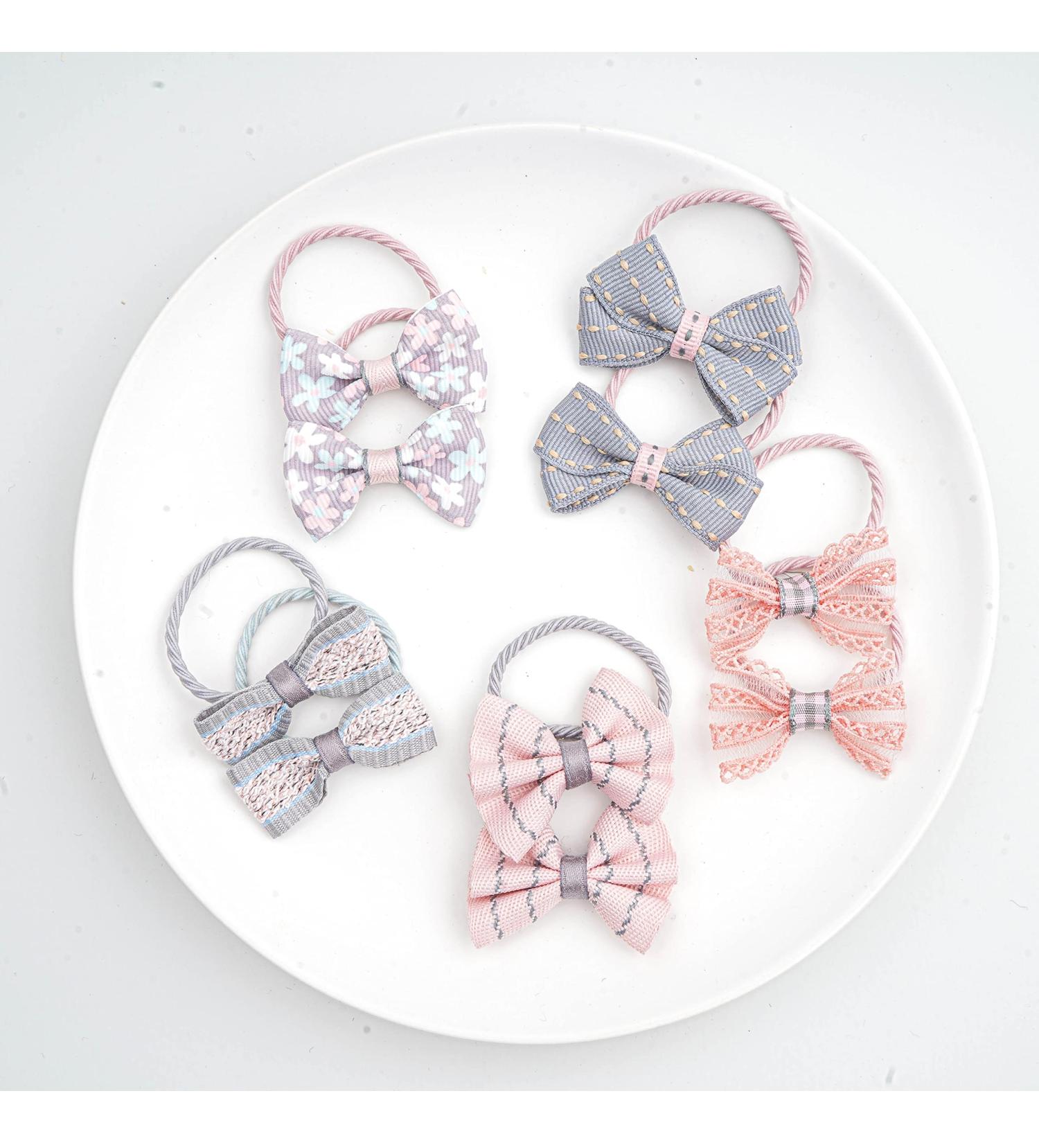 Pomilo Hair Bows for Toddler Girls - 10PCS Cute Hair Accessories, Pink Pigtail Bows & Hair Ties for Girls 1.5 - Shop Now! - Buy Online on GoSupps.com