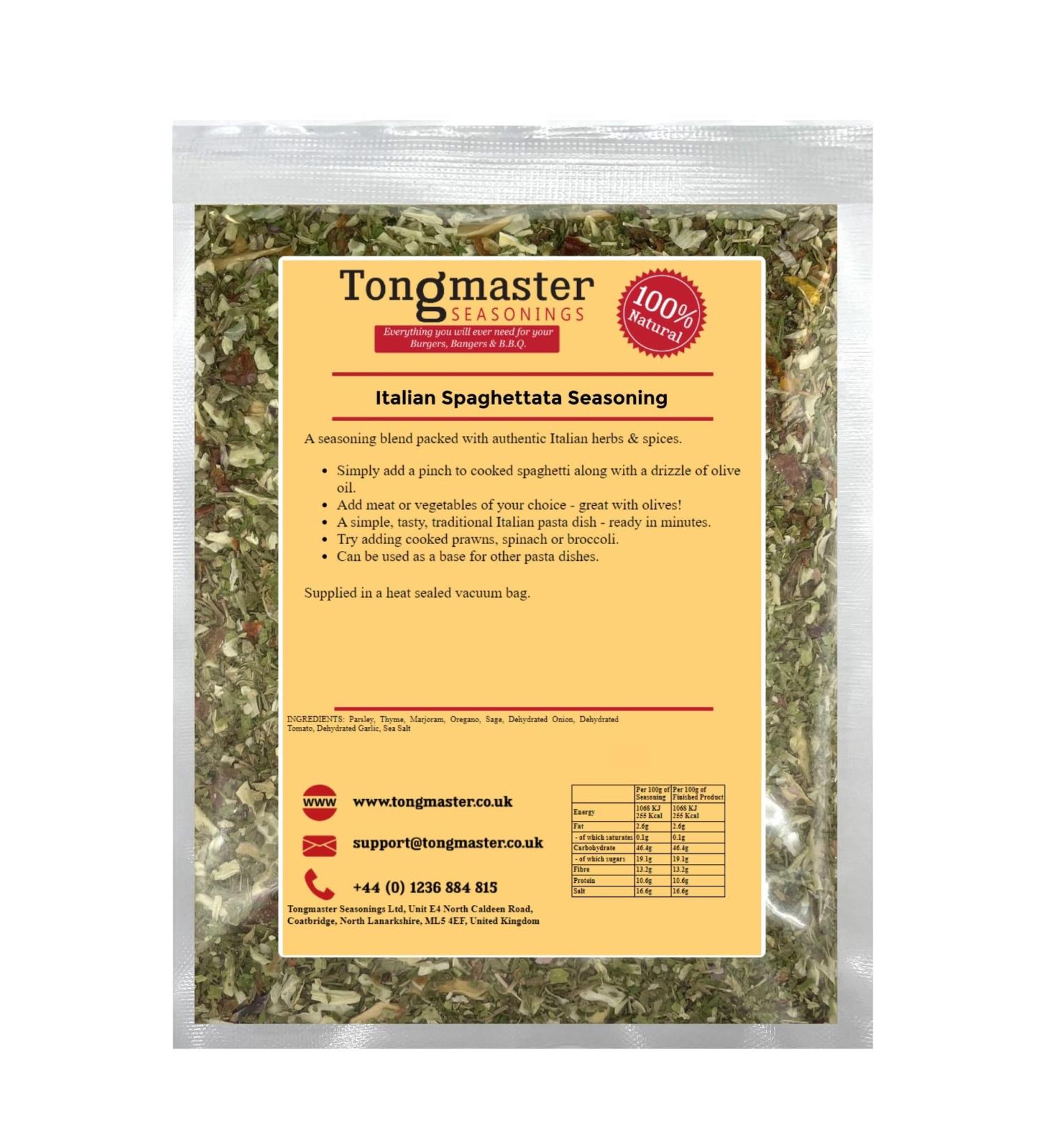 Italian Spaghettata Seasoning - 100g - Buy Online on GoSupps.com