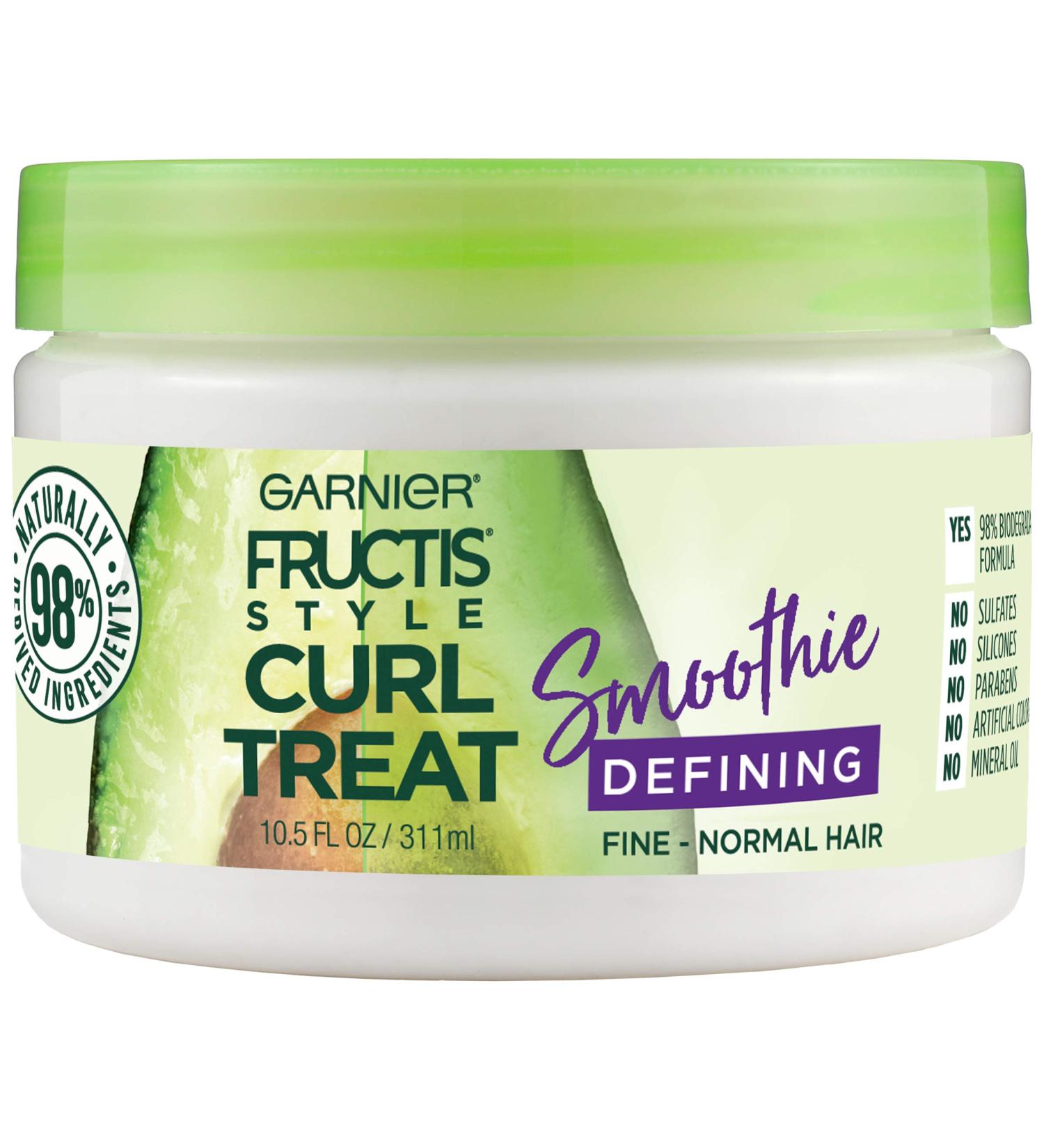 Garnier Fructis Style Curl Treat Defining Smoothie 10.5 oz for Fine to Normal Curly Hair - Buy Online on GoSupps.com