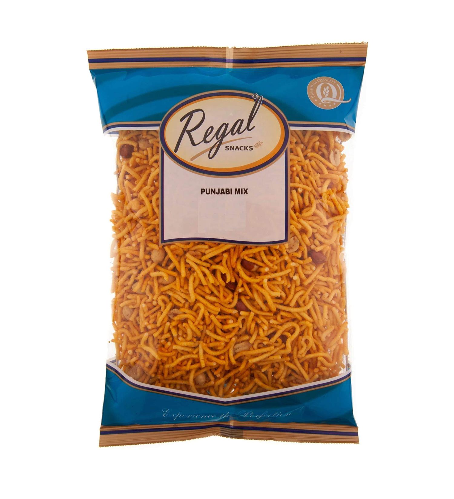 Regal Bakery Punjabi Mix 400gm - Indian Snacks - Punjabi Mix Snack - Fresh & Crunchy - Snacks On The Go - Snacks Mix | Savouries Mix - Savoury Snack |