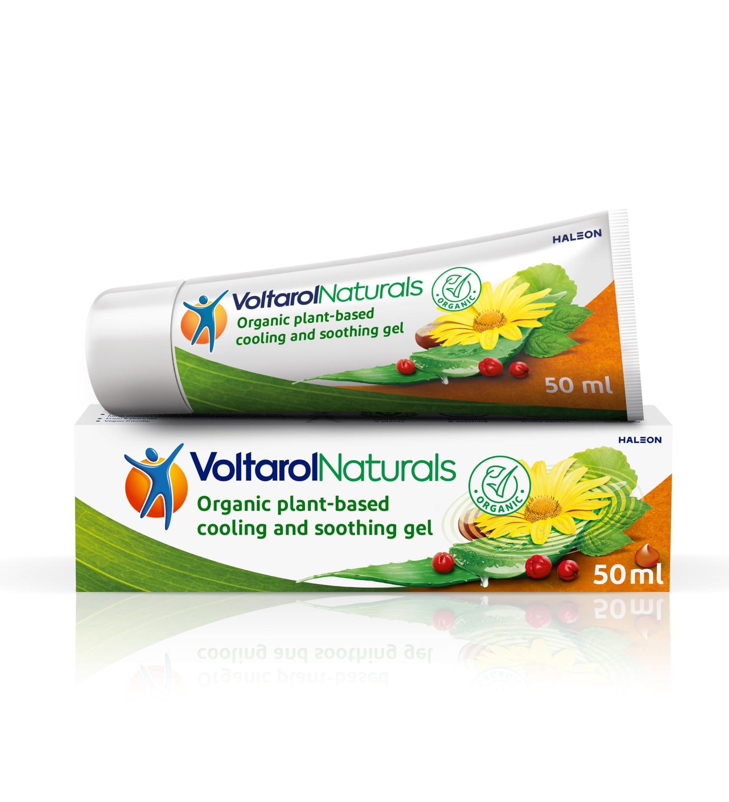 Voltarol Naturals Organic Muscle Recovery Gel with Arnica 50 ml - Buy Online on GoSupps.com