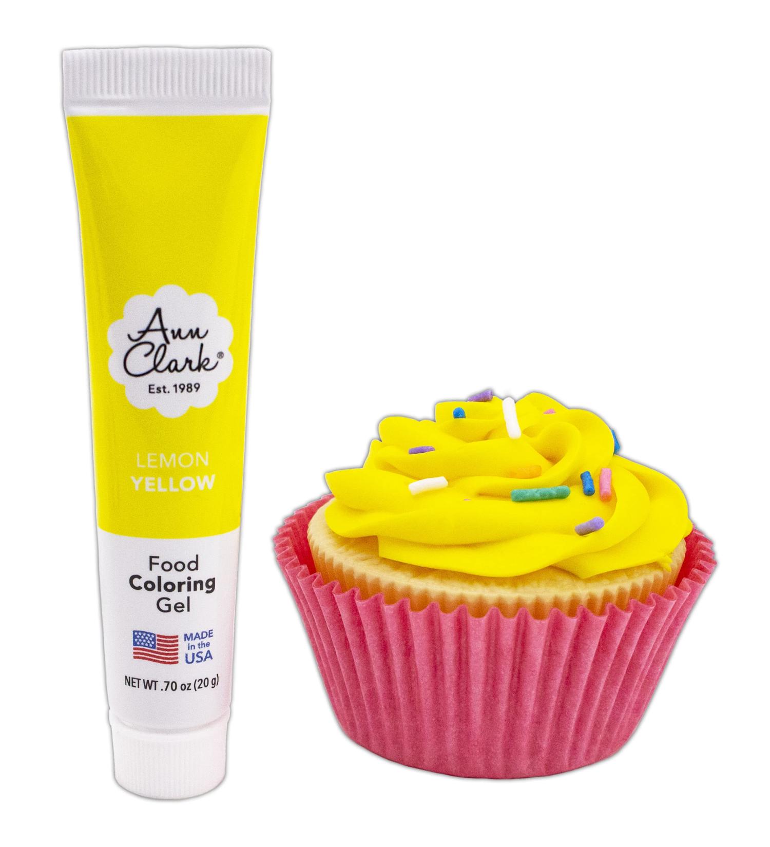 Ann Clark Lemon Yellow Food Coloring Gel 70 oz. (20 g) - Buy Online on GoSupps.com