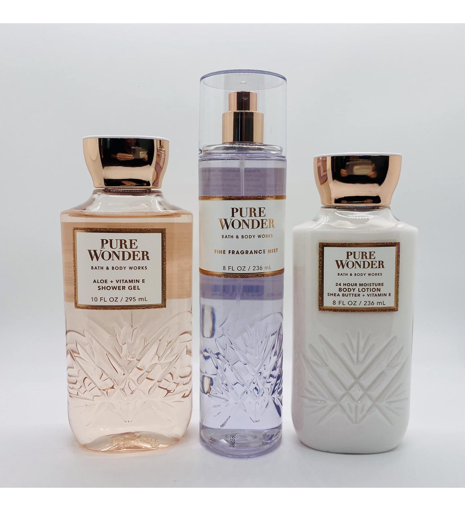 Bath & Body Works Pure Wonder 3pc Bundle Trio - Shower Gel, Fragrance Mist, Body Lotion - Fall 2021 - Buy Online on GoSupps.com