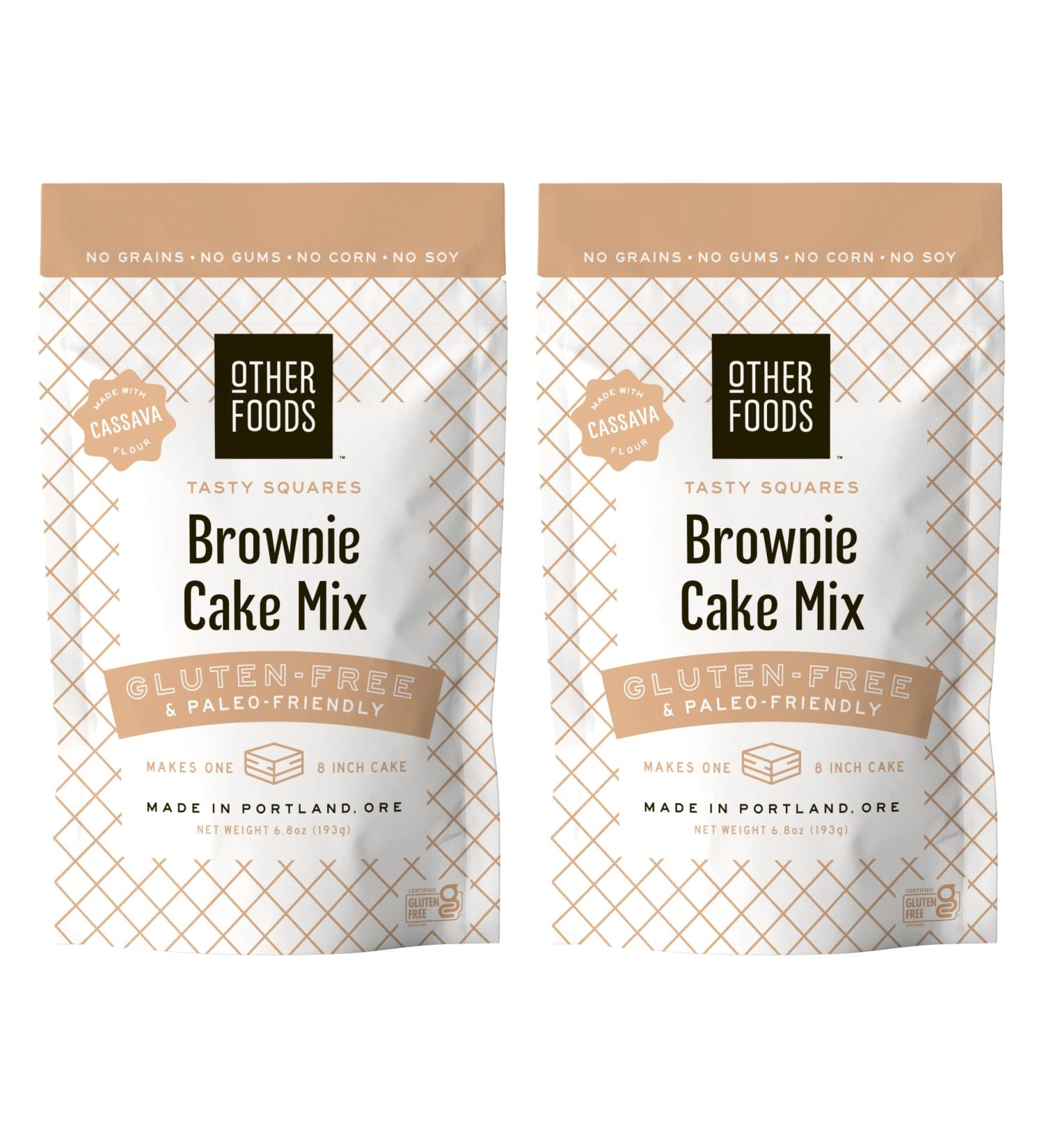 Gluten Free Chocolate Brownie Cake Mix with Cassava Flour - Paleo Friendly, Grain, Dairy, Almond & Soy Free | Easy Bake Baking Mix by Other Foods (Pack of 2) - 6.8 Ounce - Buy Online on GoSupps.com