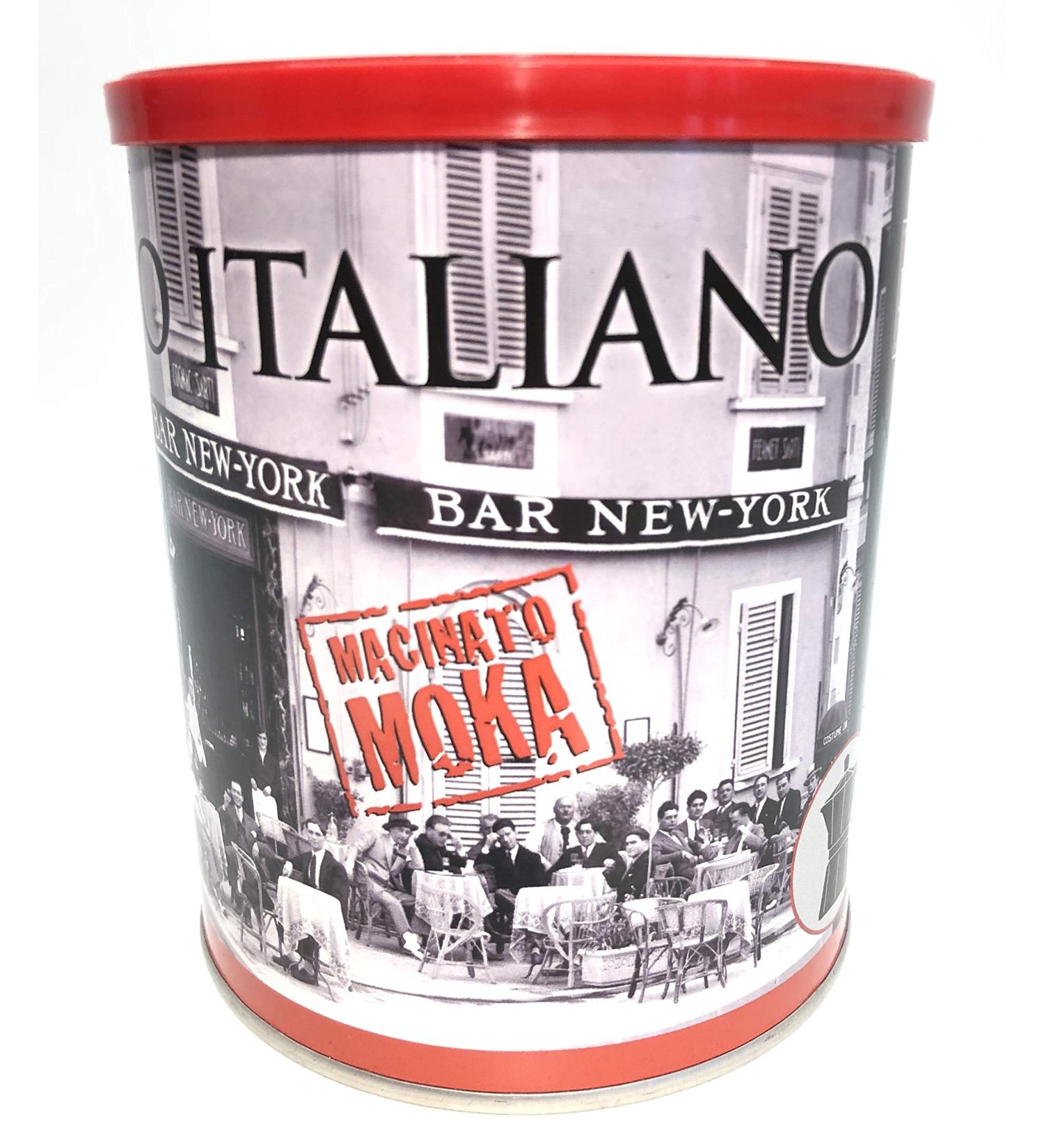 MoMA New York Caf Moulu Lattina Macinato Moka 100% Arabica 250 g