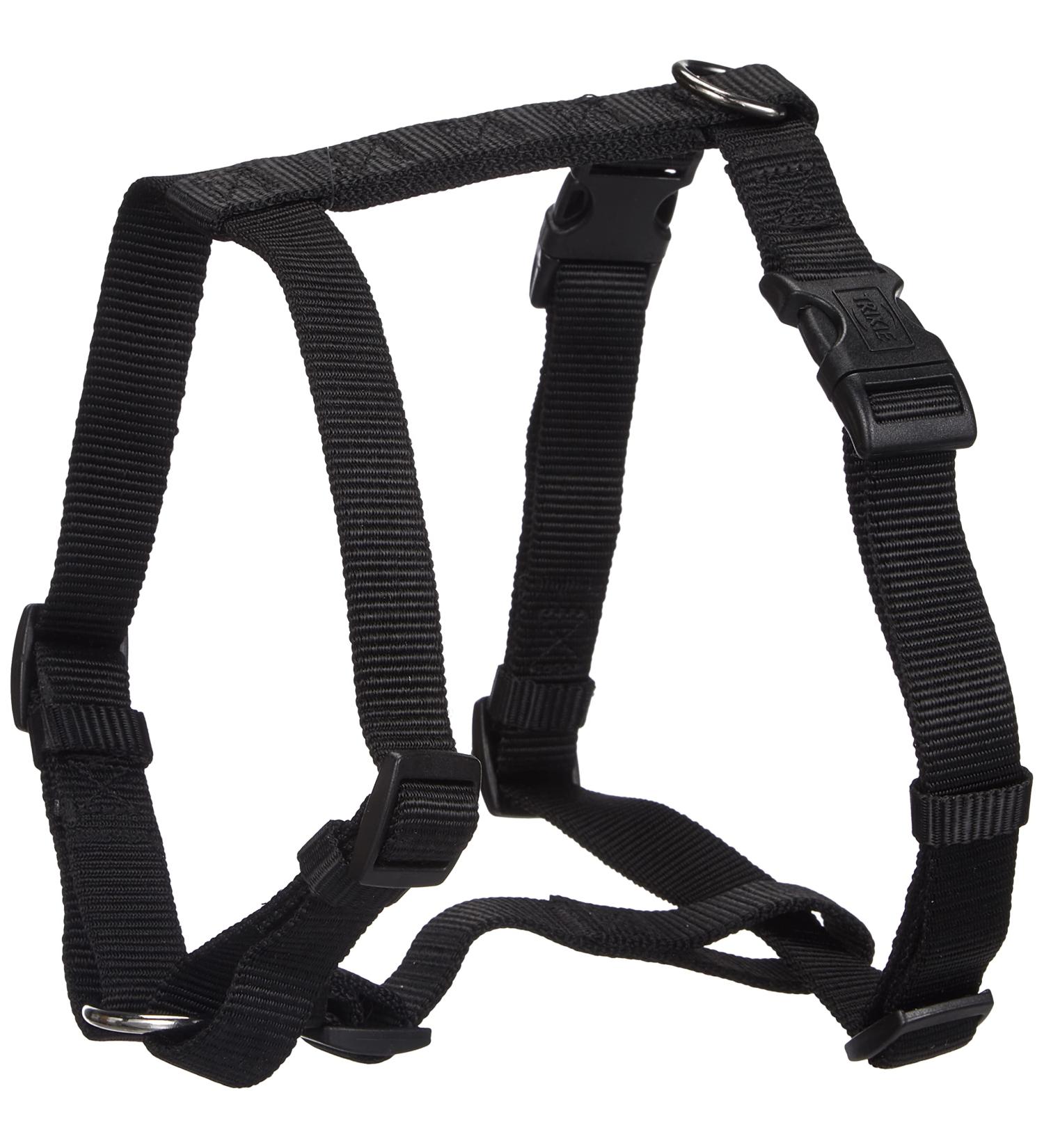 Trixie Classic H-Dishes M-L for Medium Dogs | Adjustable Guide Dishes Chest Circumference 50-75 cm | Black - 14321 - Buy Online on GoSupps.com