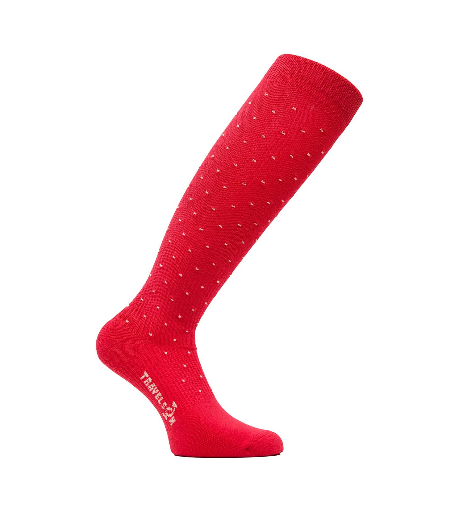 Travelsox TSS6000 Graduated Compression Travel & Dress Socks - DryStat OTC Medium Dots Pink for Ultimate Comfort - Buy Online on GoSupps.com