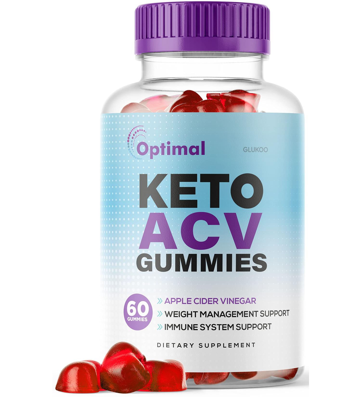 Glukoo Optimal Keto ACV Gummies - 750mg for 30 Days | Optimal ACV Keto Gummies - Buy Online on GoSupps.com