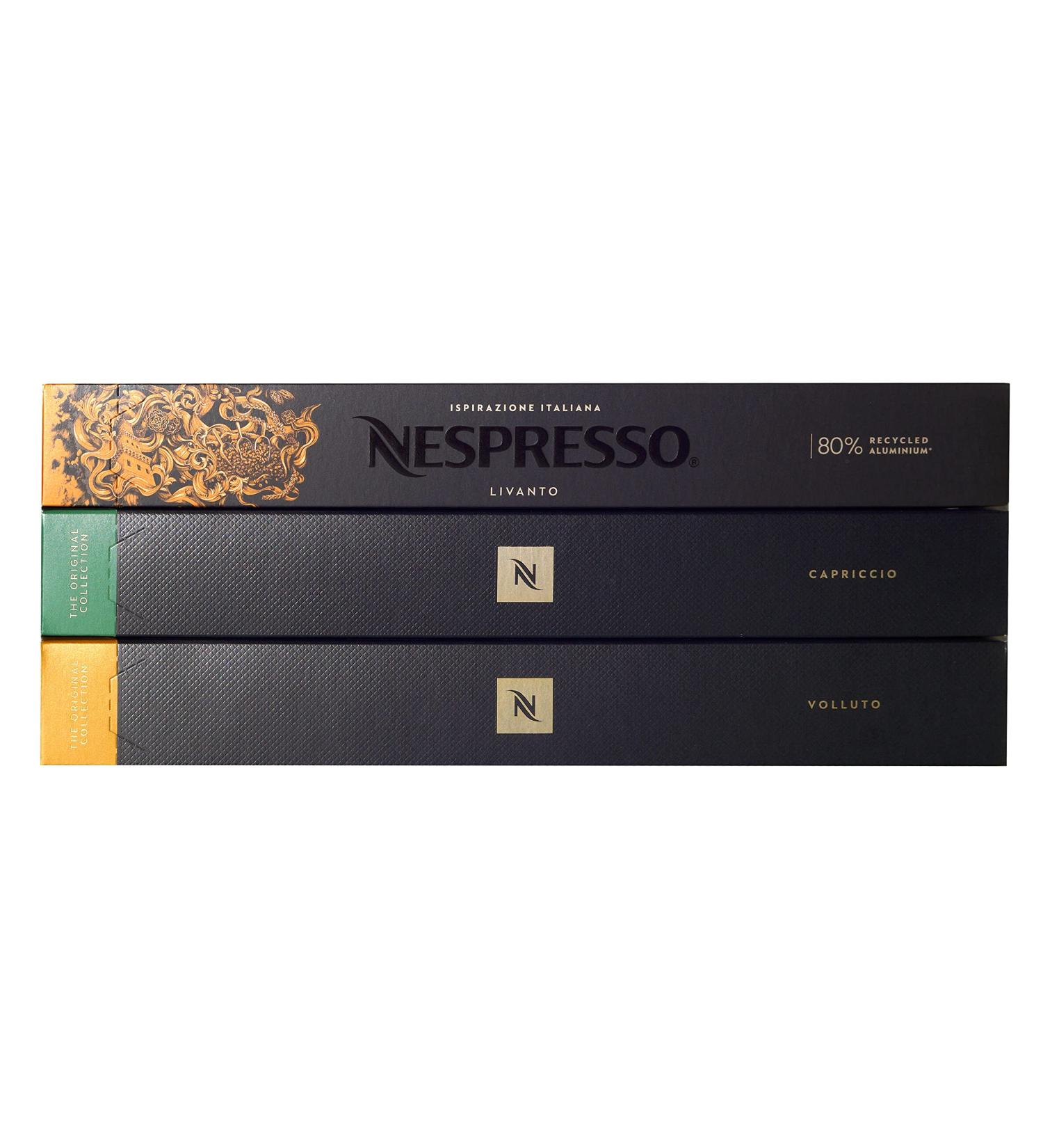  Nespresso Nespresso Livanto Volluto Capriccio Pack of 30 capsules - Buy Online on GoSupps.com