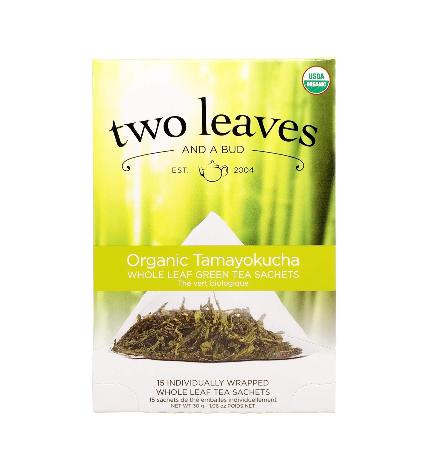 Organic Tamayokucha Green Tea - Two Leaves & A Bud - 15 Count - Premium Quality - Buy Online on GoSupps.com