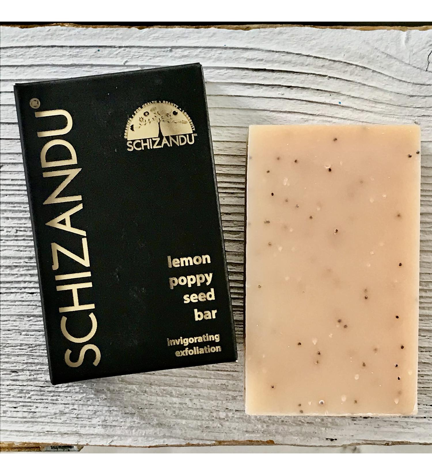 Organic Lemon Poppy Seed Bar Soap | 100% Pure Natural Exfoliating Luxury | Herbal Skin Detox with Essential Oils | 4 oz - Buy Online on GoSupps.com