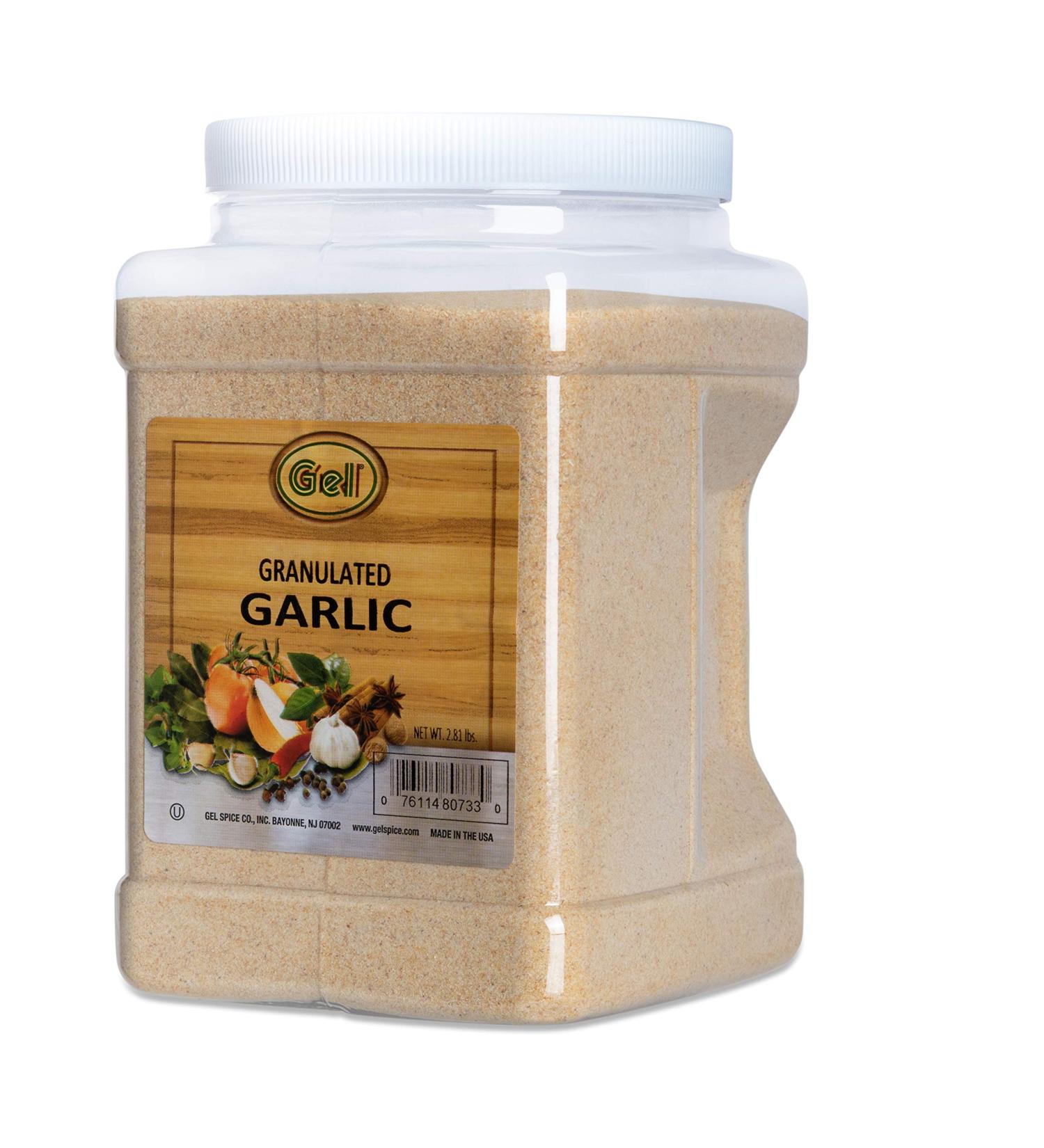Gel Spice Granulated Garlic - Bulk Size - 44.9 OZ 2.81 Pound (Pack of 1)