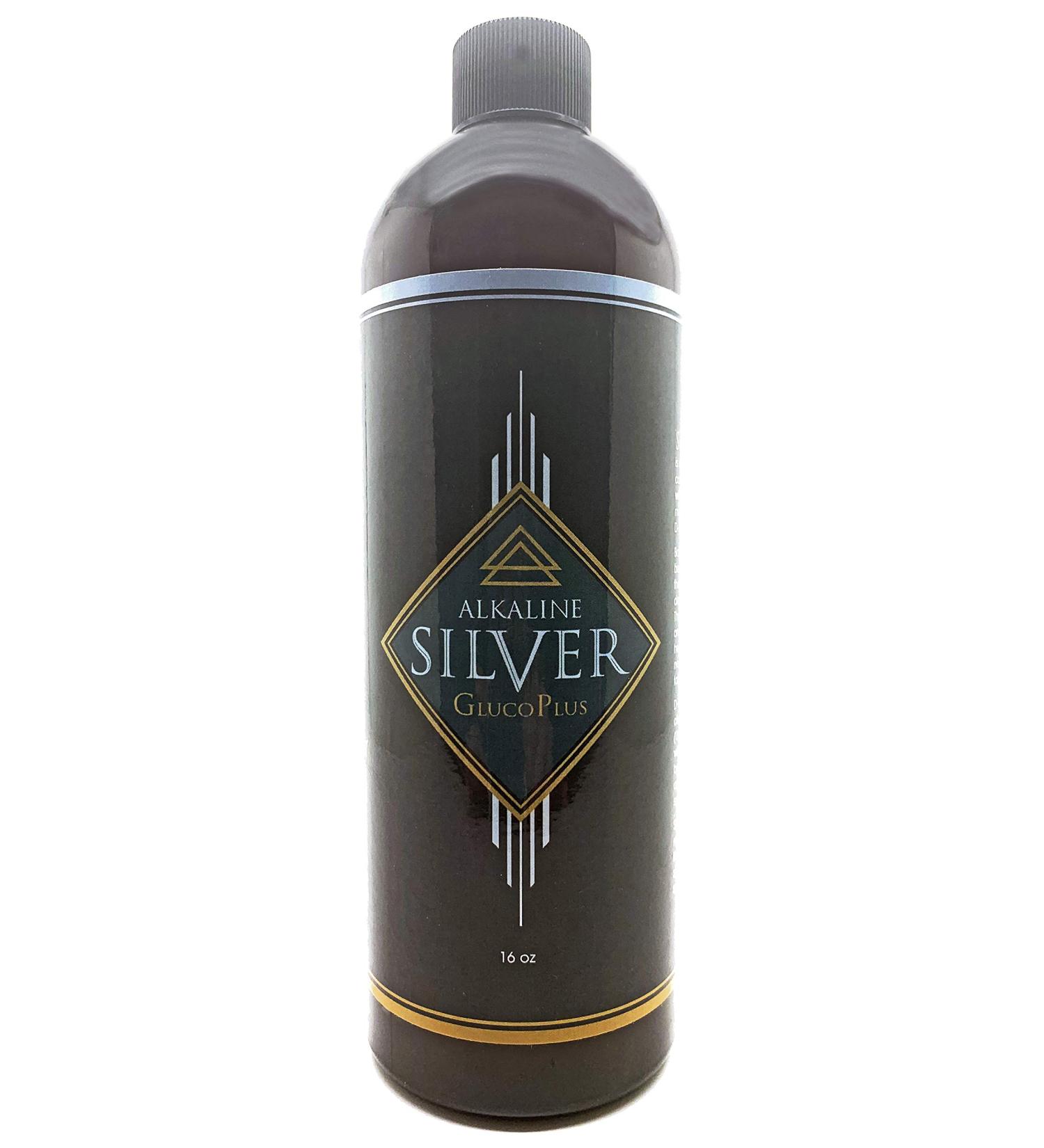 Buy Silver GlucoPlus - Premium Colloidal Silver Hydrosol in Alkaline Base | International Shipping Available - Buy Online on GoSupps.com