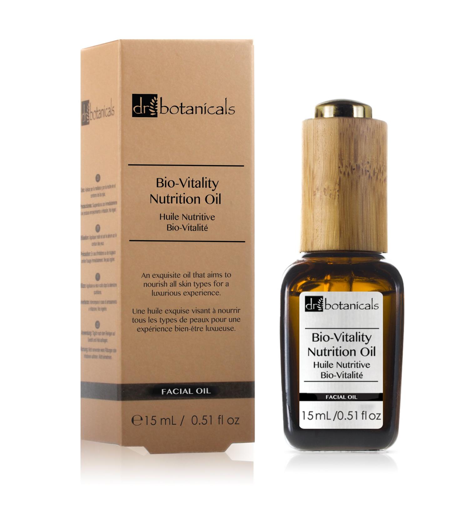 Dr Botanicals Bio-Vitality Nutrition Oil 15ml - Revitalize & Nourish Your Skin | Fast International Shipping - Buy Online on GoSupps.com