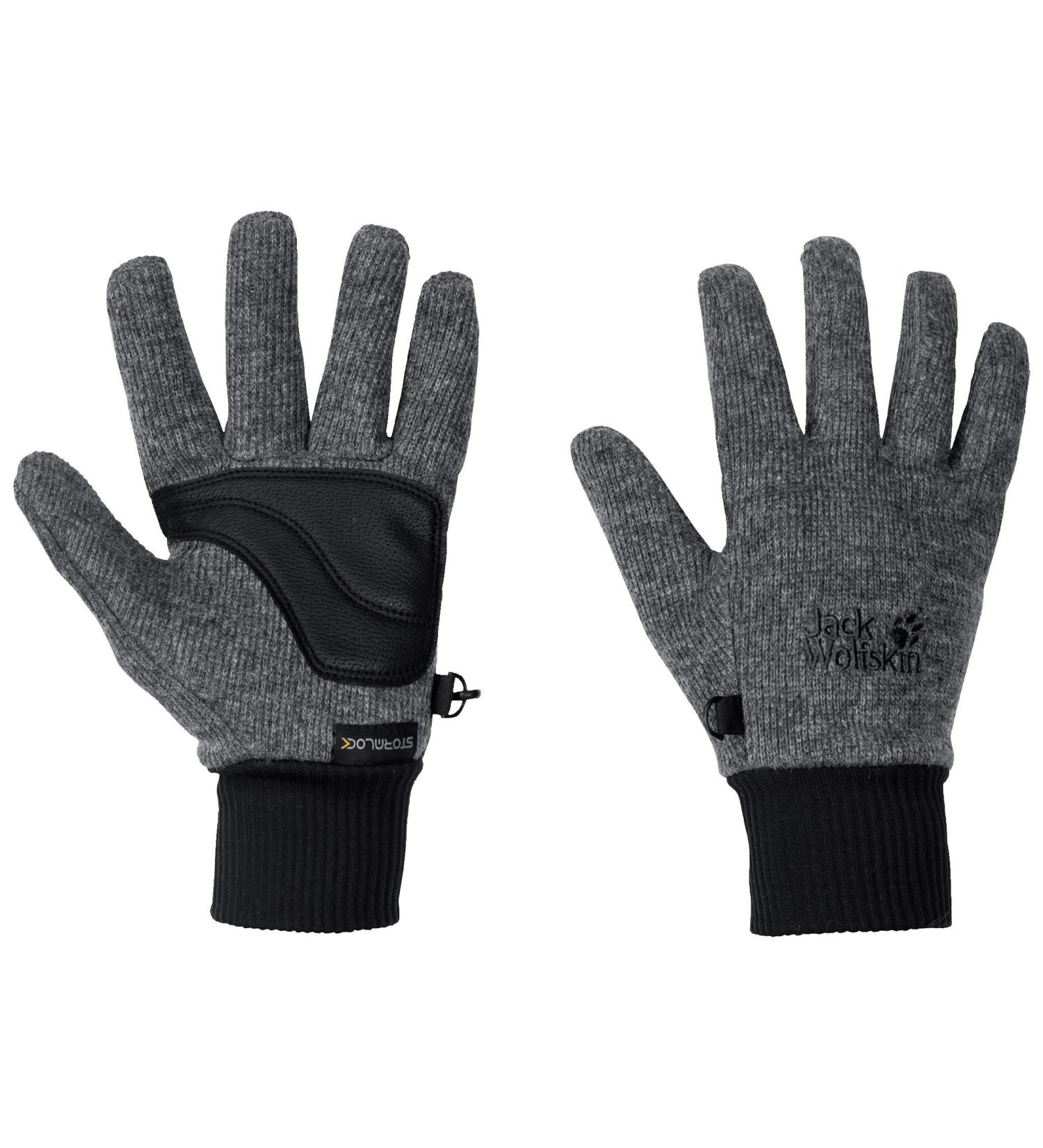 Jack Wolfskin Stormlock Knit Gloves Unisex L phantom