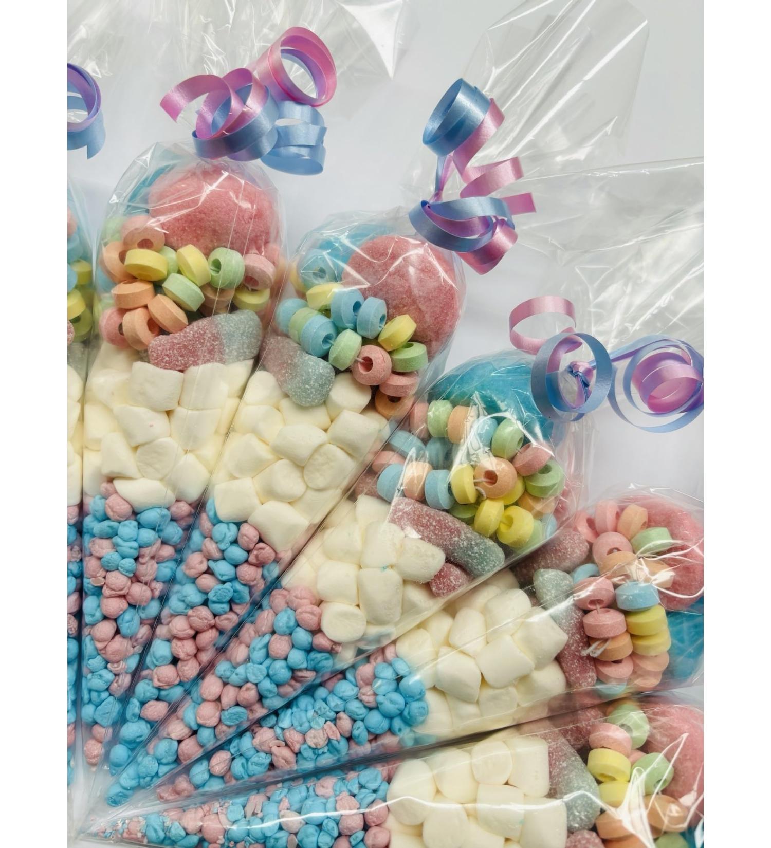 Made To Order Children's Kids Birthday Party Bags Sweet Cones Filled x 20 - Buy Online on GoSupps.com