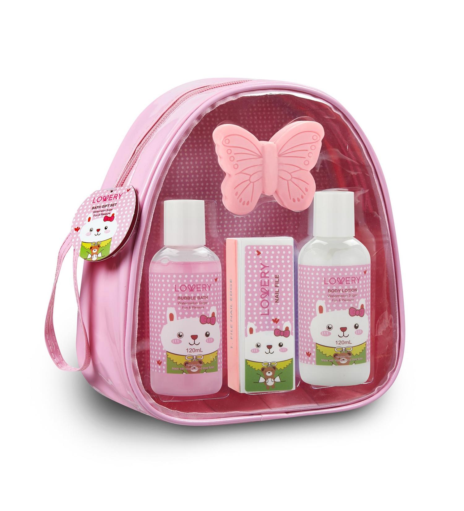 Birthday Gifts for Girls | 5pc Kids Bubble Bath Spa Set | Heavenly Watermelon Fragrance | Perfect Gift Idea - Buy Online on GoSupps.com
