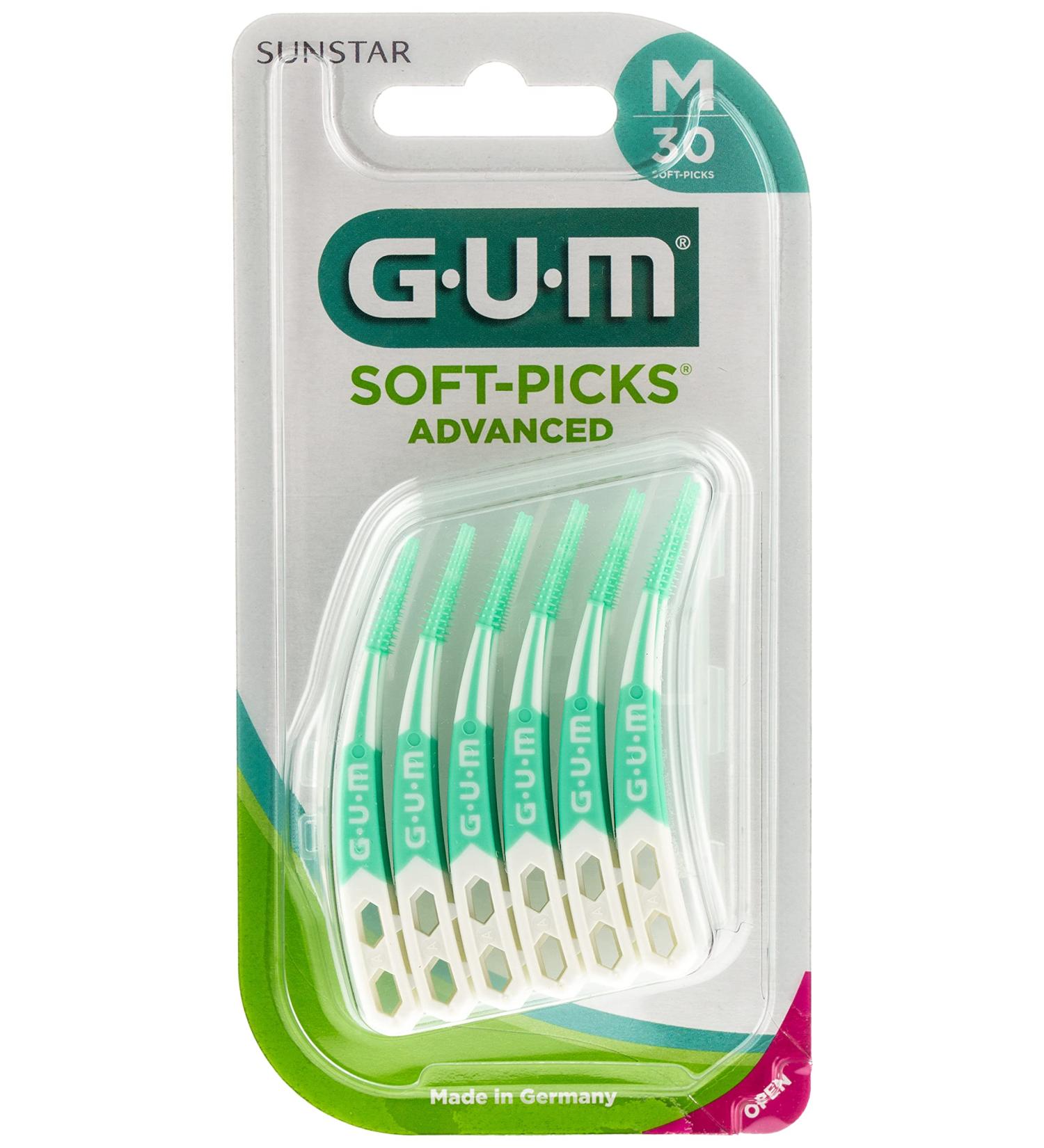 GUM Soft-Picks Advanced 30 Pieces with Travel Case | Best Dental Care for Travel - eCommerce Store - Buy Online on GoSupps.com
