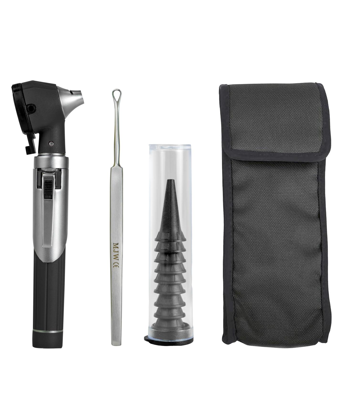 Fiber Optic Mini Otoscope Ear Healthy Tool for Home Use - Includes Extra Replaceable LED Light - Buy Online on GoSupps.com