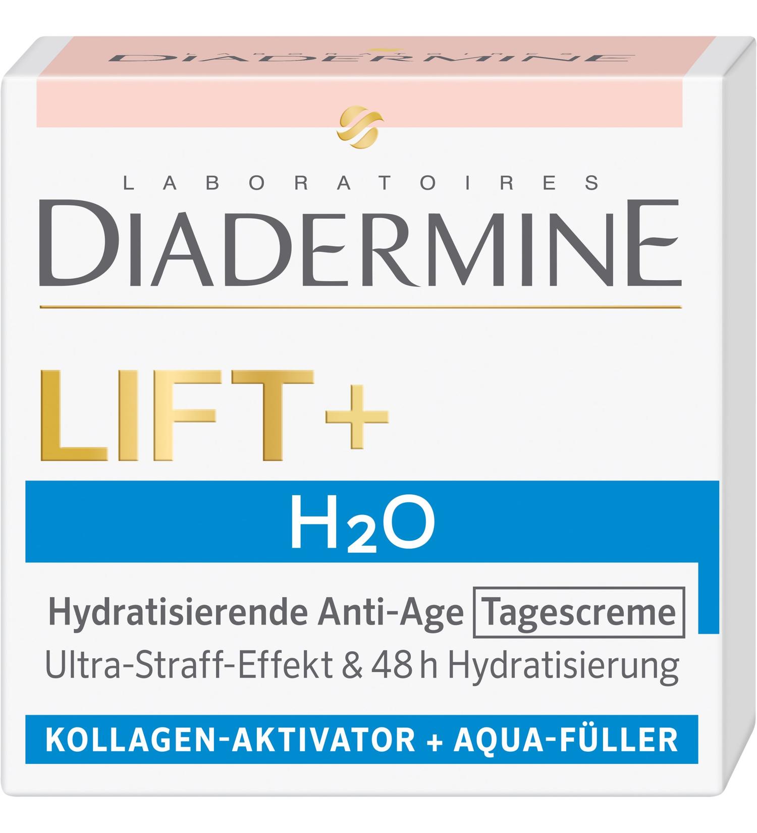 Diadermine Lift + H2O Hydrating anti- aging day cream - 1.76 Fl.oz (50 ml)