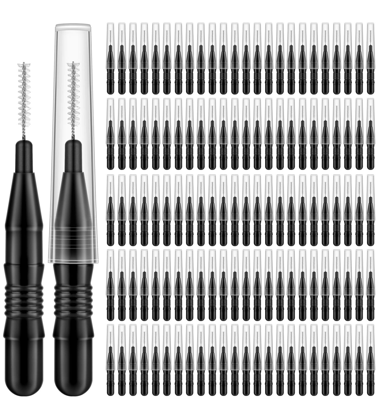 MAPVOLUT 120-Piece Eyelash & Oral Care Brush Set | Portable Microphone Brush Eyelash Extension Tools & Interdental Care | International Shipping Available - Buy Online on GoSupps.com
