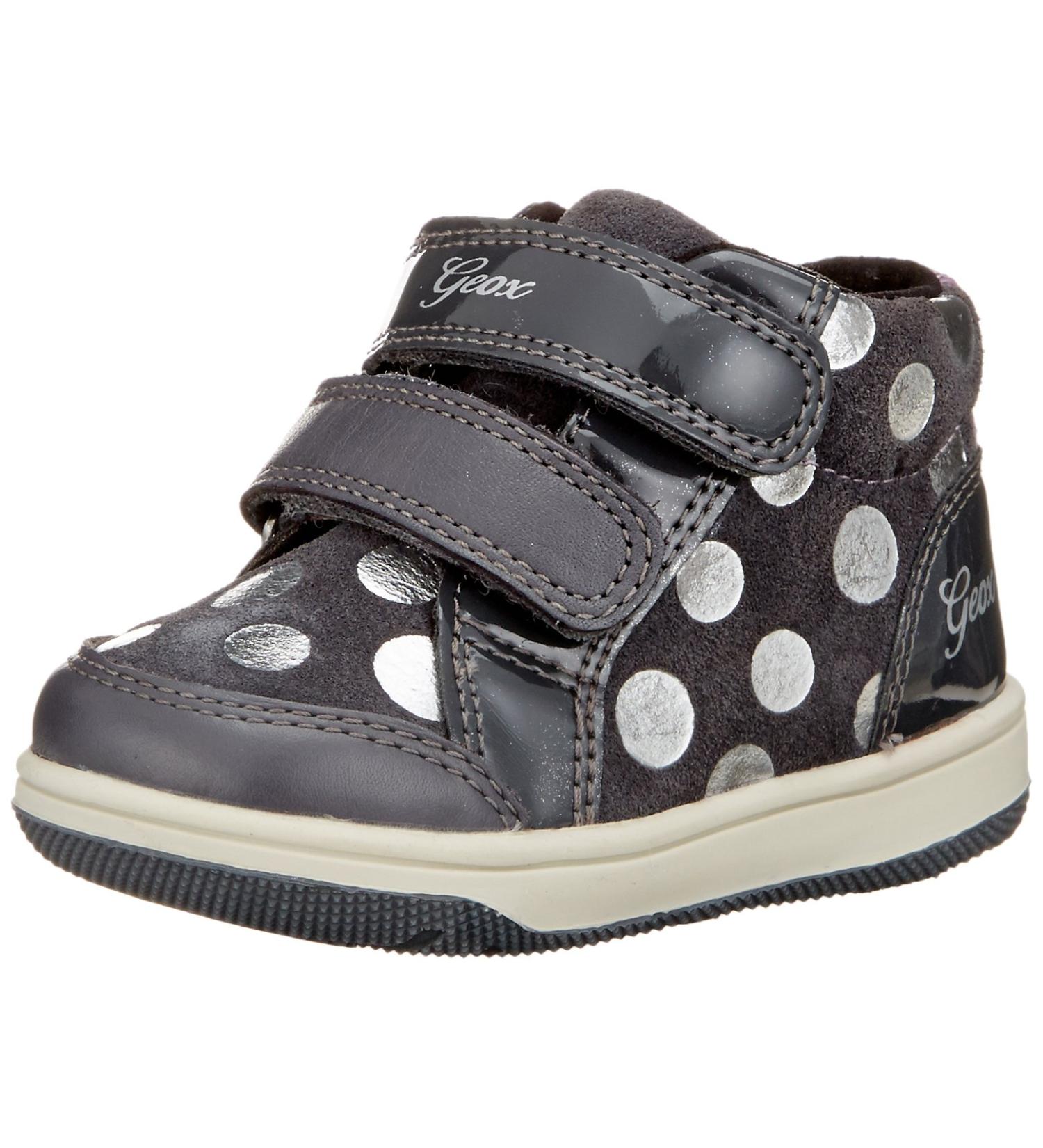 Geox Baby Girls B New Flick F Trainers 8.5 UK Child - Grey Dk Grey C9002 - Buy Online on GoSupps.com