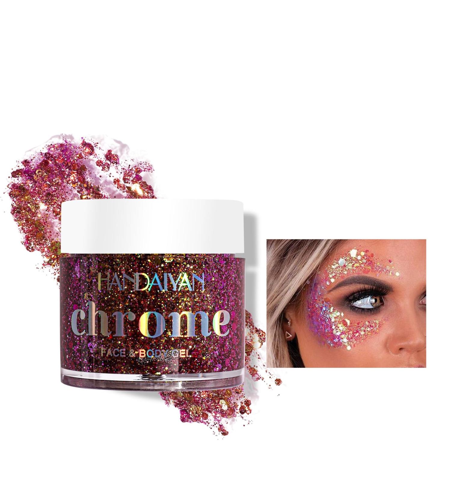 Mermaid Sequins Holographic Glitter Gel for Face, Hair & Nails - #05 - Buy Online on GoSupps.com