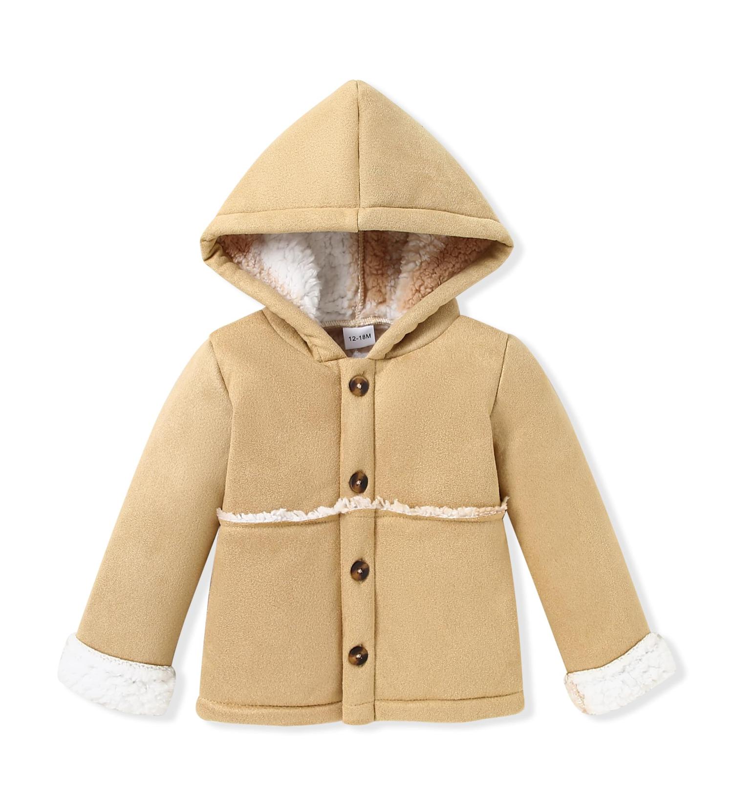 ZOEREA Toddler Baby Hoodie - Long Sleeve Pullover Top - Apricot - 3-4 Years - Buy Online on GoSupps.com